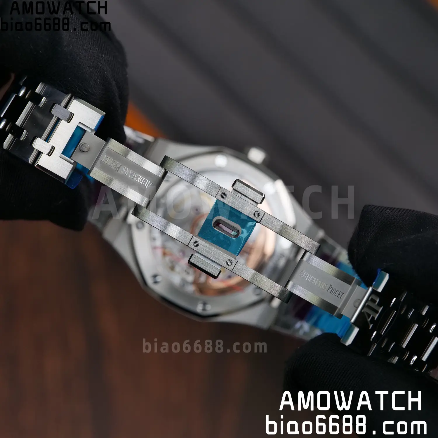 Royal Oak 41mm 15510 SS VSF 1:1 Best Edition Blue Textured Dial on SS Bracelet DD4302 Super Clone 86 cb04fa400db40d3 AMO Watch