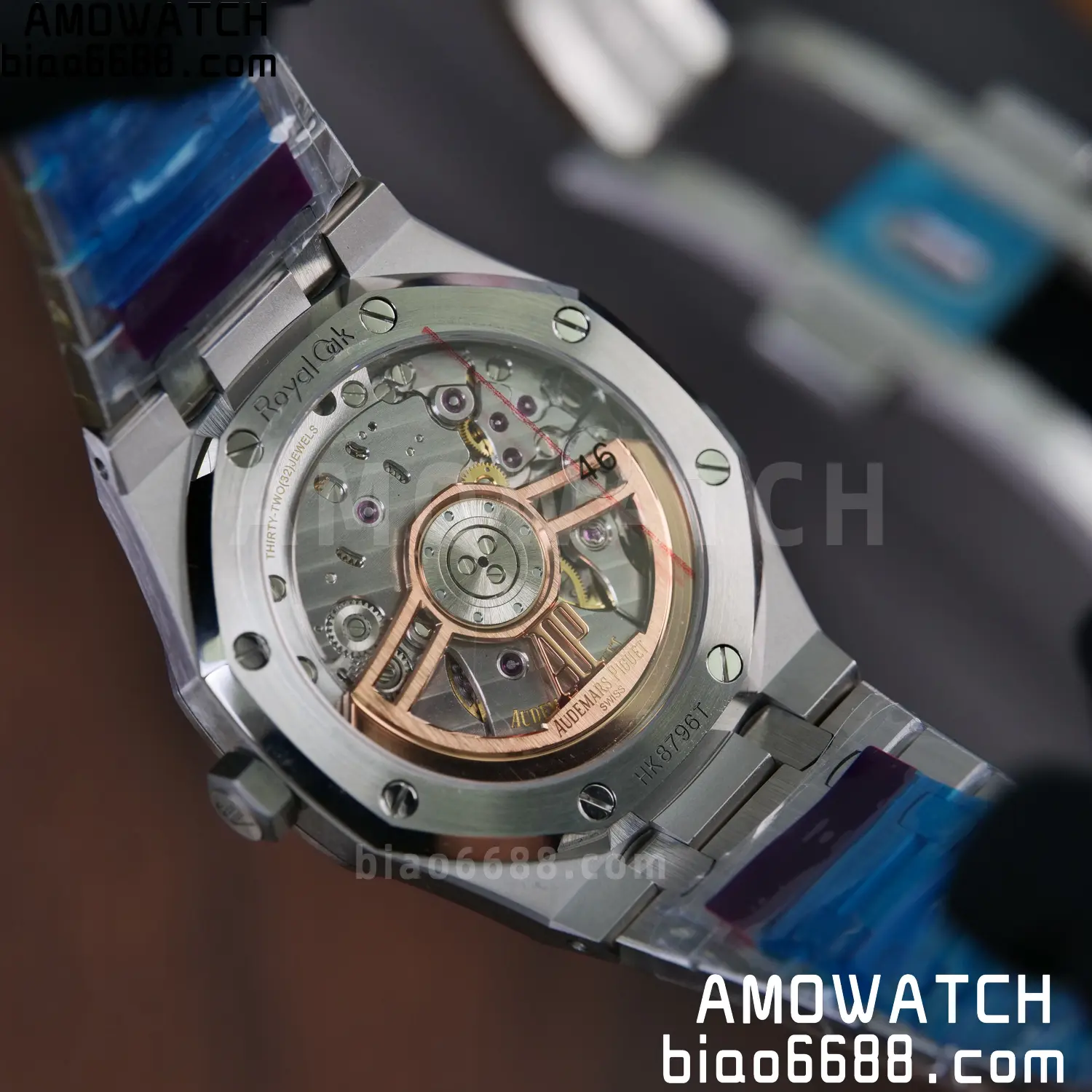 Royal Oak 41mm 15510 SS VSF 1:1 Best Edition Blue Textured Dial on SS Bracelet DD4302 Super Clone 82 cb222f4de997304 AMO Watch