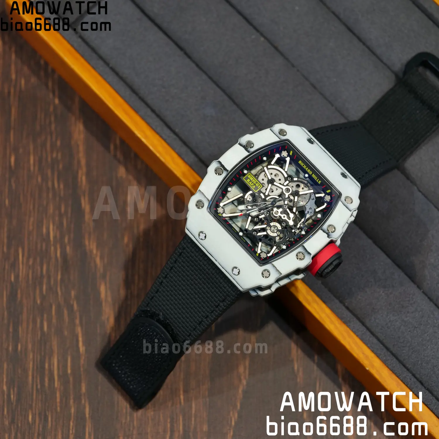 Custom Made: RICHARD MILLE RM035 RM35-01 White Carbon 1:1 Best Edition Skeleton Vaucher RMUL3 117 cb9d86827f3facb 阿默表行AmoWatch