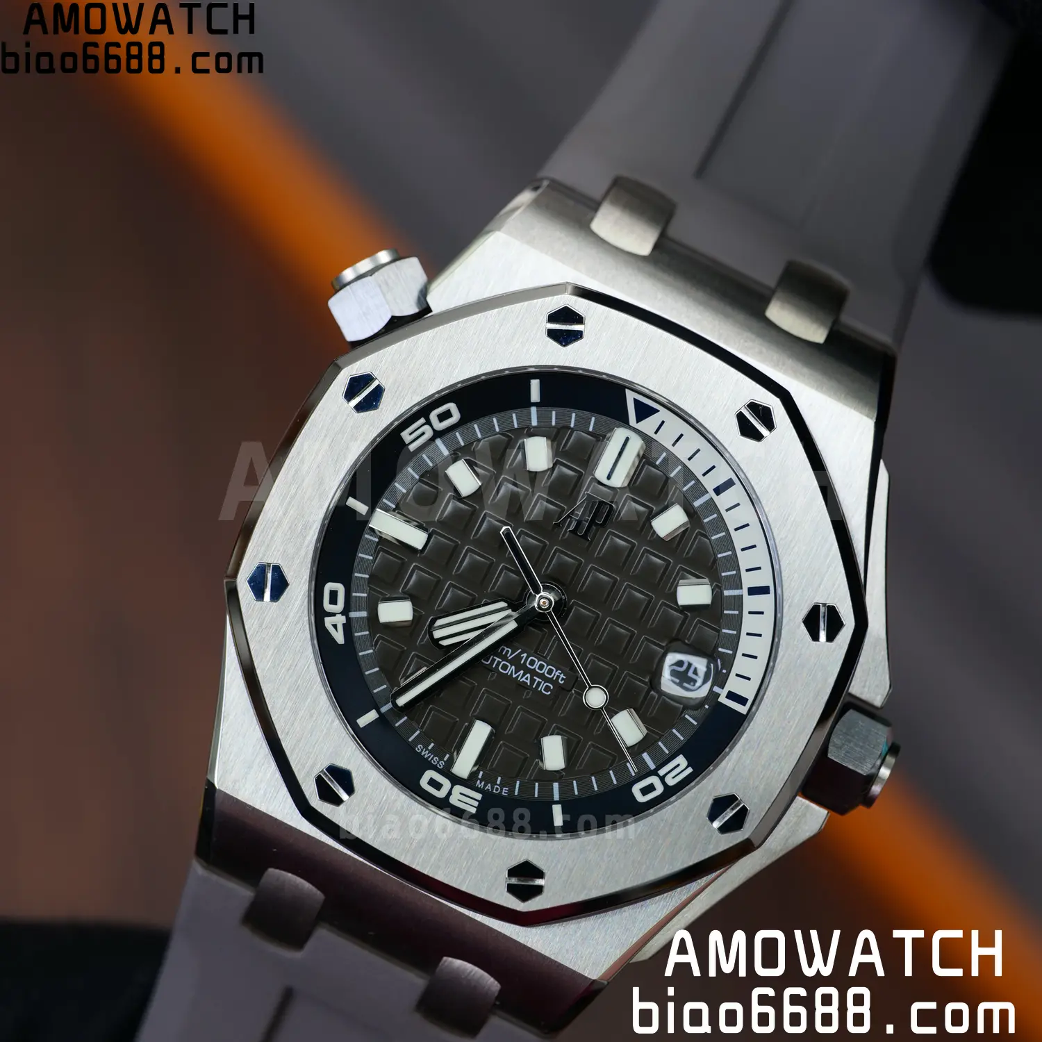 Audemars Piguet Royal Oak Offshore Diver 15720 SS APSF 1:1 Best Edition Gray Dail 83 cd4e7b64560f2f9 阿默表行AmoWatch