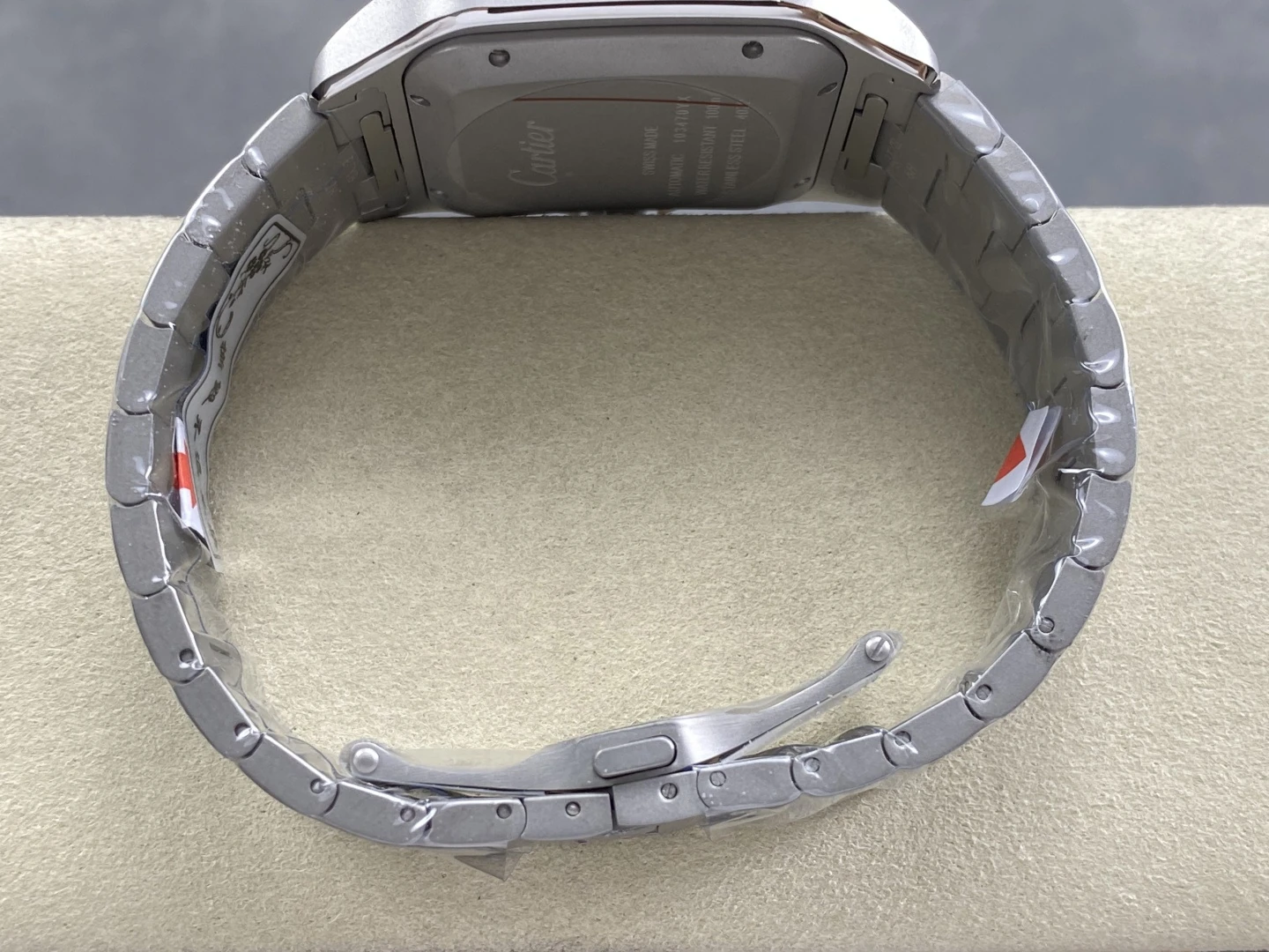 Santos de Cartier 40mm Ti THBF 1:1 Best Edition White Dial on Titanium strap 31 cd9377eed533e12 阿默表行AmoWatch