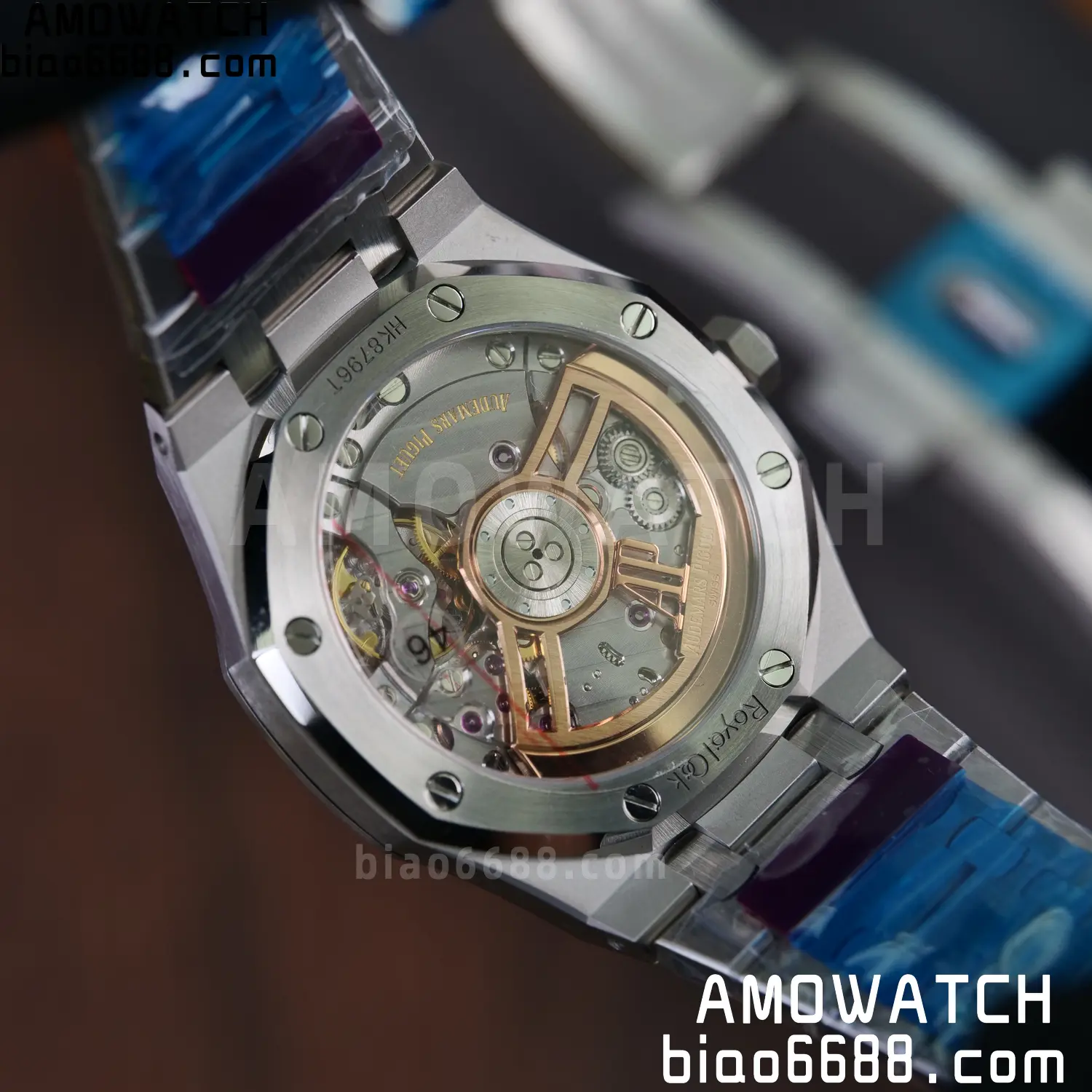 Royal Oak 41mm 15510 SS VSF 1:1 Best Edition Blue Textured Dial on SS Bracelet DD4302 Super Clone 83 d7342da7be9dcb3 AMO Watch
