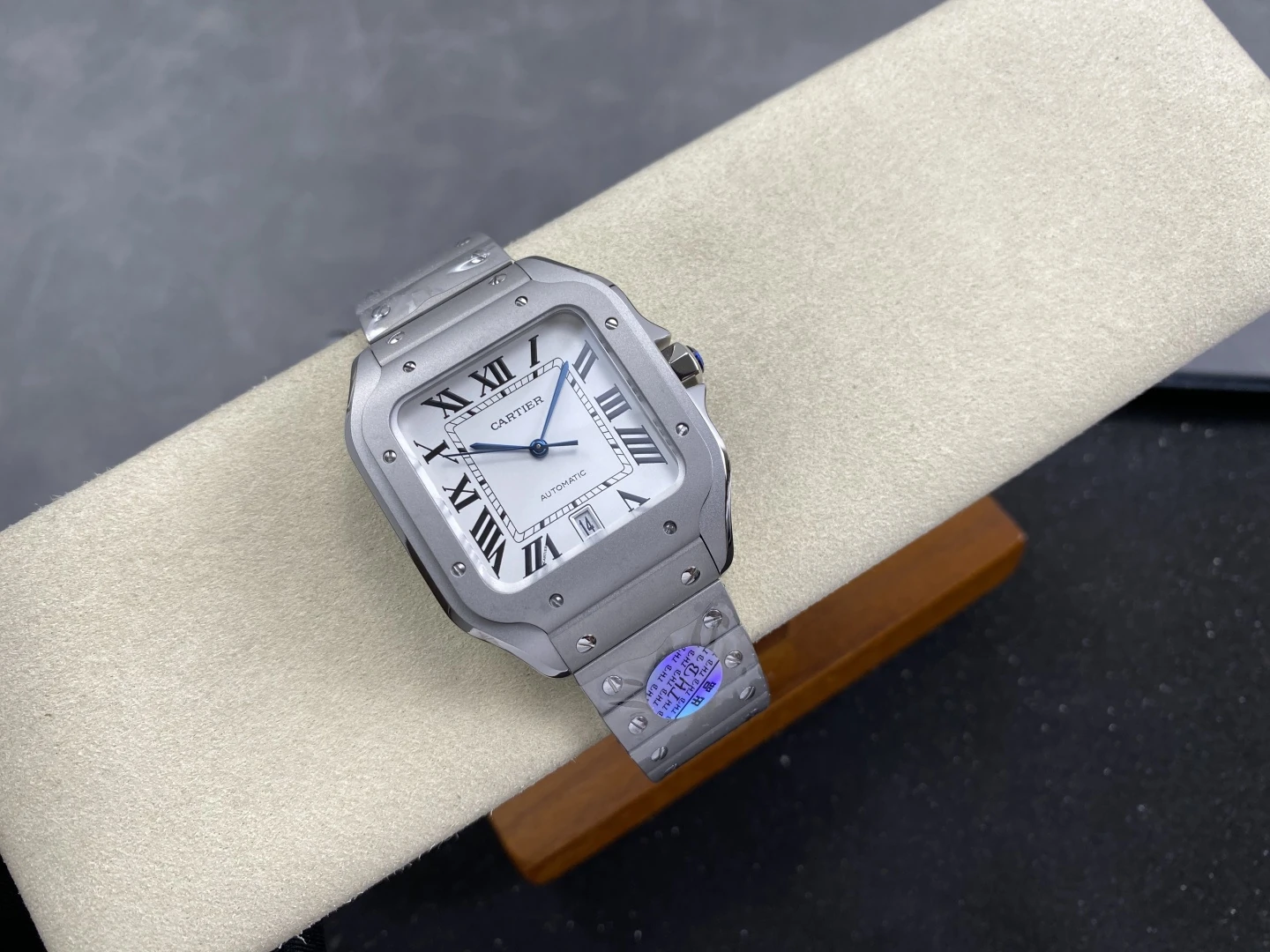 Santos de Cartier 40mm Ti THBF 1:1 Best Edition White Dial on Titanium strap 25 dc92800cdc0d32b 阿默表行AmoWatch
