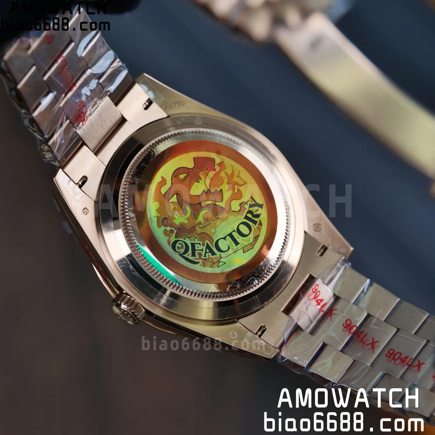 Rolex DayDate 228235 40 RG QF1:1 Best Edition Brown Roman Dial on Bracelet V6(Tungsten Heavy Versio) 80 dcb84ee6c389040 阿默表行AmoWatch