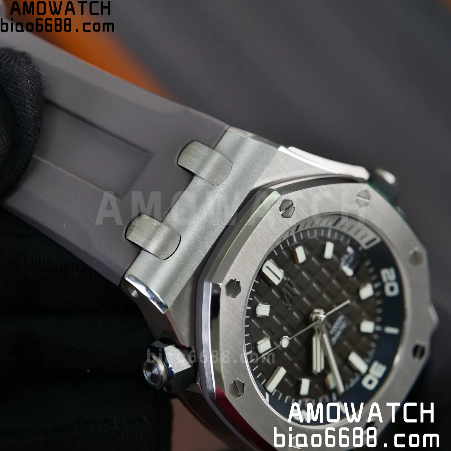 Audemars Piguet Royal Oak Offshore Diver 15720 SS APSF 1:1 Best Edition Gray Dail 77 dd76b719beeab02 阿默表行AmoWatch