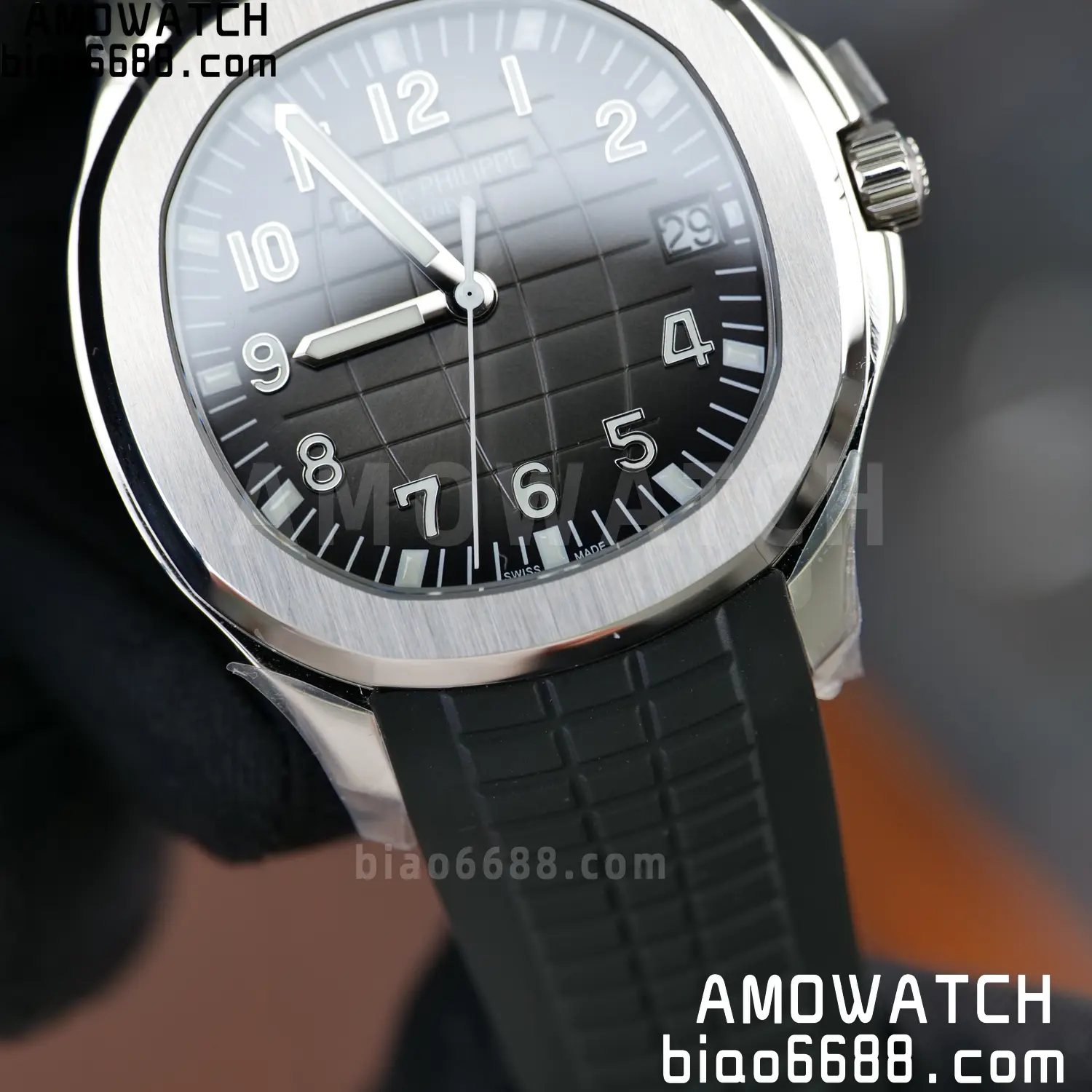 Custom Made PP Aquanaut 5167A ,Modified content :SW factory Gray Dial、 pointer、DEEP Crystal DD324 93 def8f6f49c24b7f 阿默表行AmoWatch