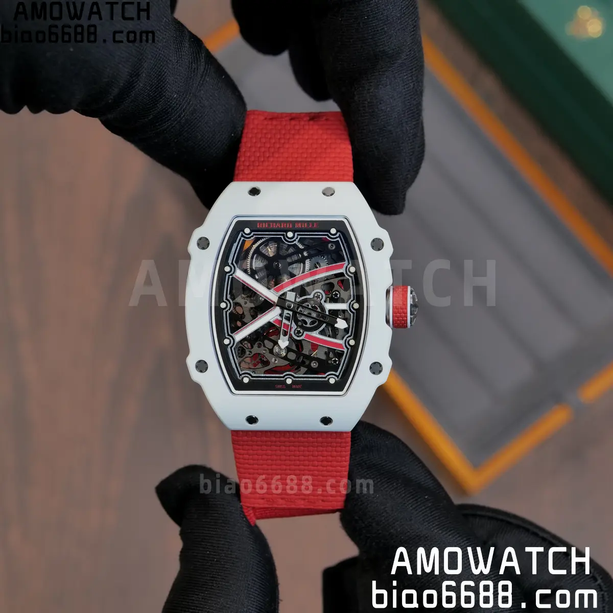 RICHARD MILLE RM67-02 White NTPT Best Edition Umi Maker's Dial on White Nylon strap CRMA7 Clone V9 102 e086c6f0963e21d AMO Watch