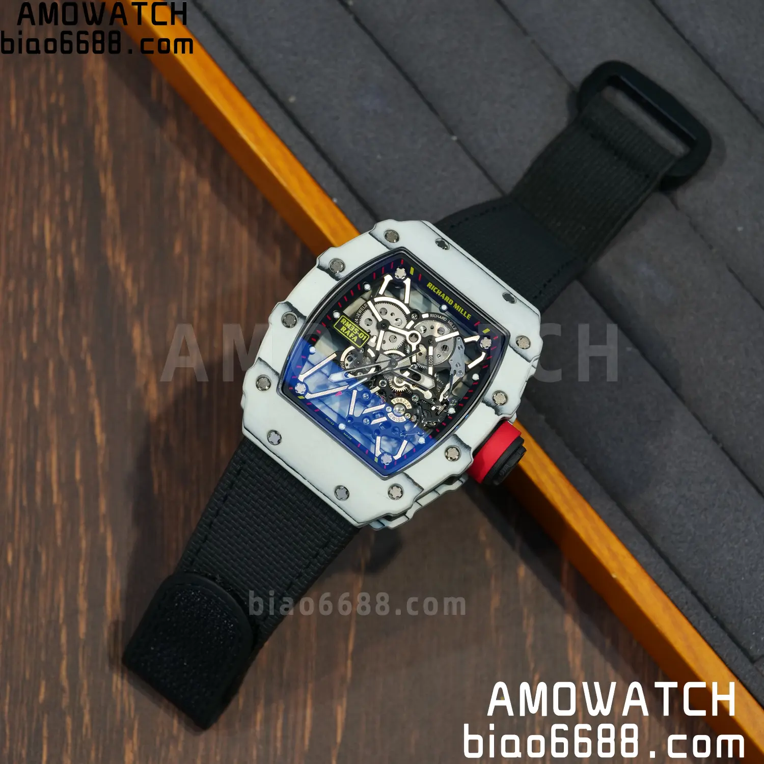 Custom Made: RICHARD MILLE RM035 RM35-01 White Carbon 1:1 Best Edition Skeleton Vaucher RMUL3 80 e433ef063c30ef8 阿默表行AmoWatch