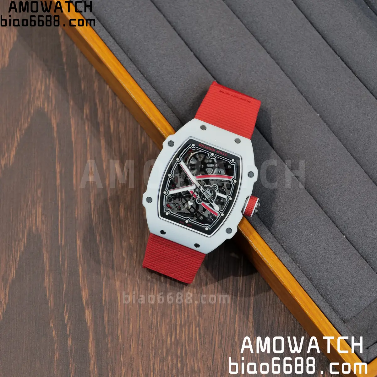 RICHARD MILLE RM67-02 White NTPT Best Edition Umi Maker's Dial on White Nylon strap CRMA7 Clone V9 117 e519eb473e1c96e AMO Watch