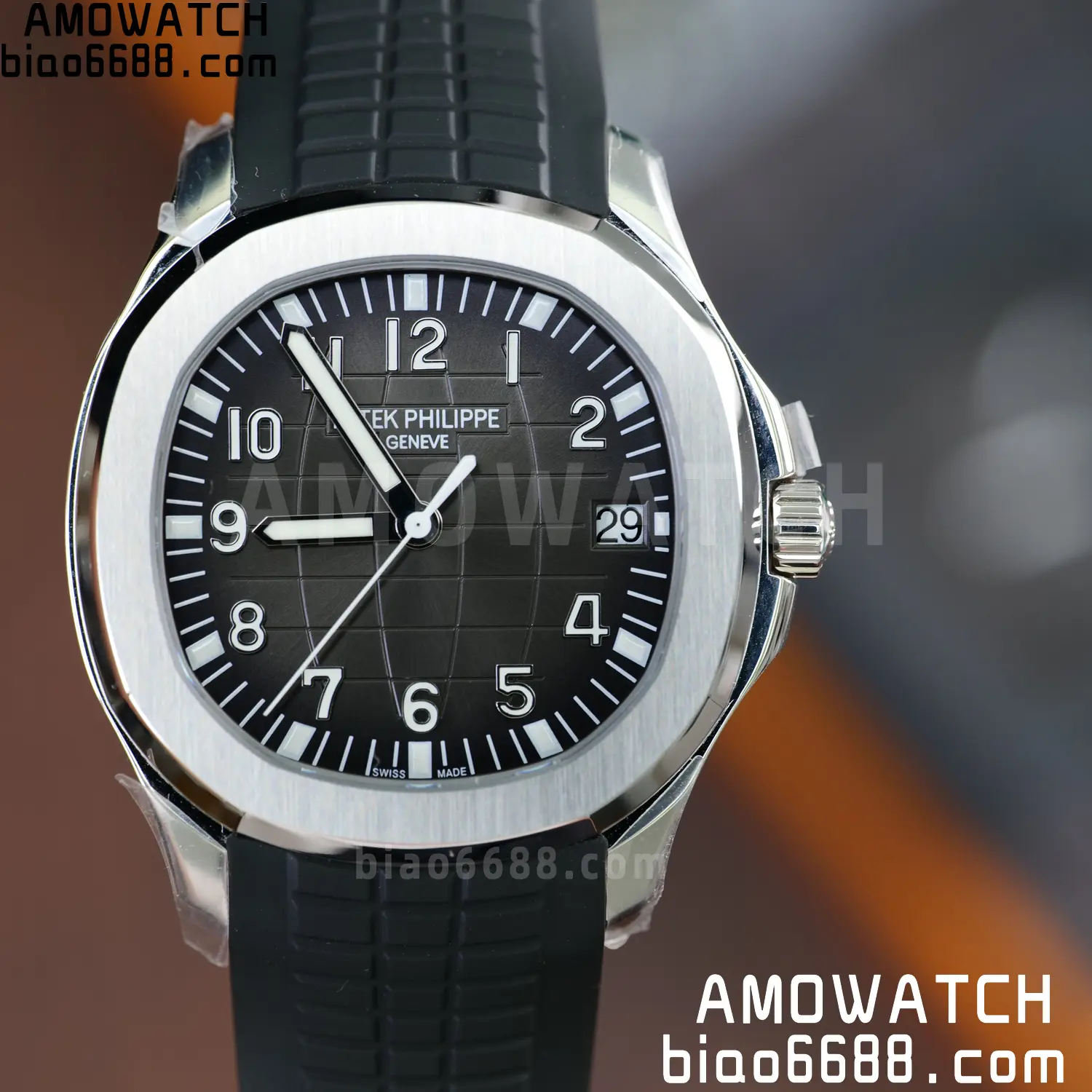 Custom Made PP Aquanaut 5167A ,Modified content :SW factory Gray Dial、 pointer、DEEP Crystal DD324 83 e64e21bc1aef873 阿默表行AmoWatch