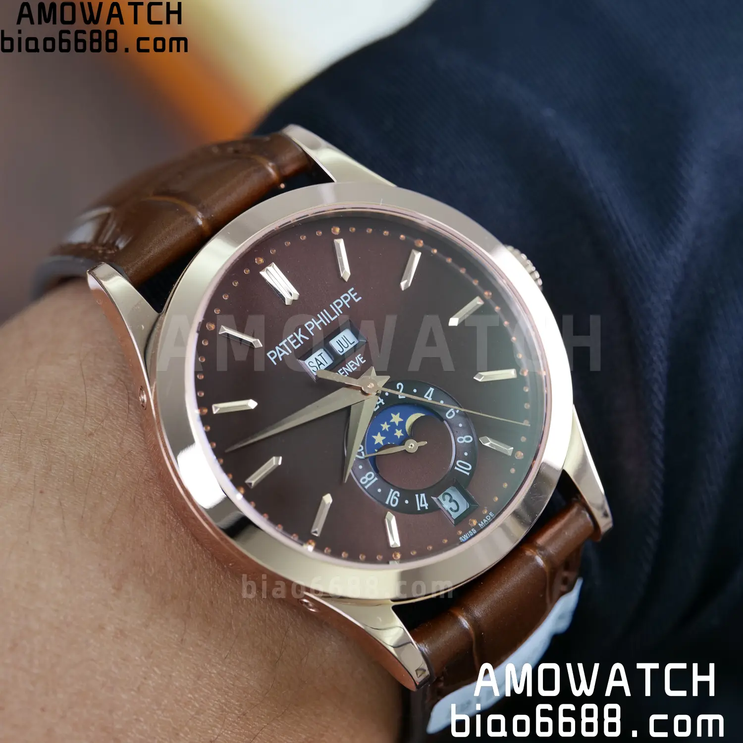 Custom Made Patek Philippe Annual Calendar Moonphase 5396R 88 e7f7dbad1aa8bdf 阿默表行AmoWatch