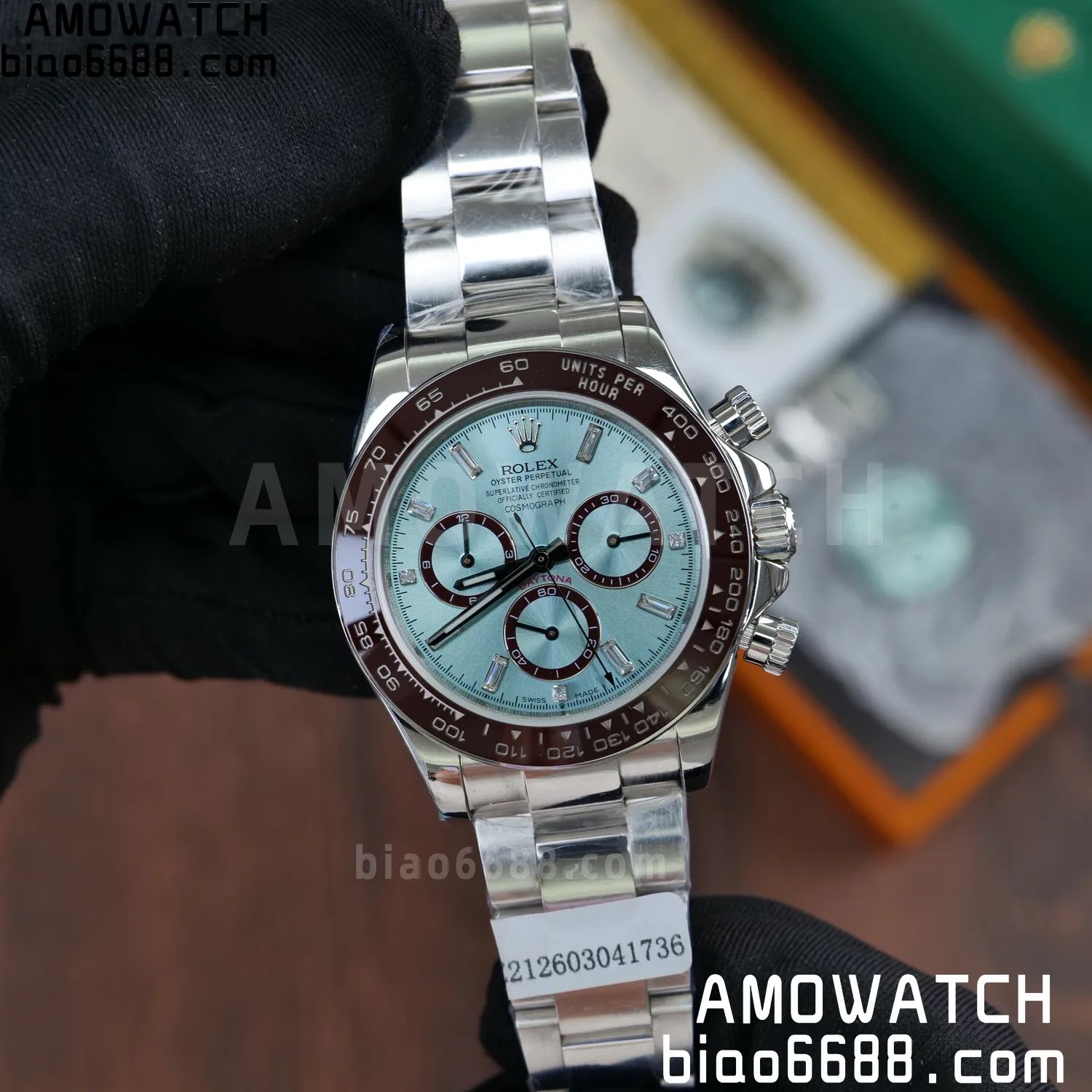 Custom Made Rolex Daytona 126506 QF (Gain Weight)White gold-plated with SW dial 30 ef20700f970d6b9 阿默表行AmoWatch