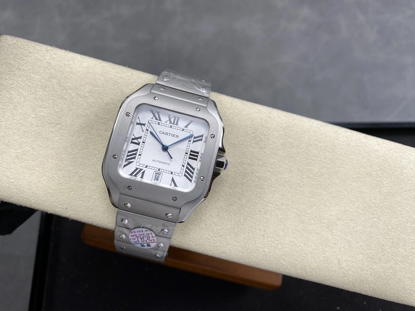 Santos de Cartier 40mm Ti THBF 1:1 Best Edition White Dial on Titanium strap 24 efa0e7c1f806679 阿默表行AmoWatch