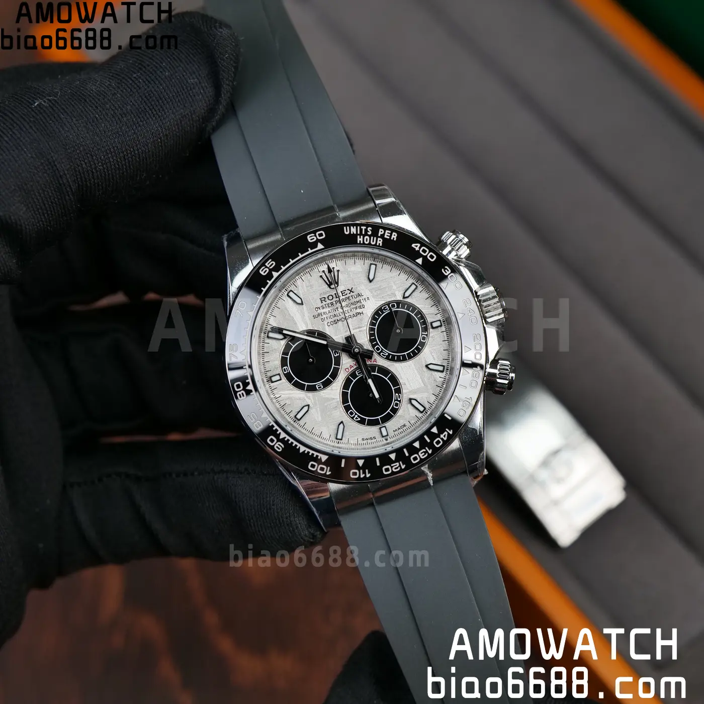 Rolex Daytona 126519 ARF1:1 Best Edition Meteorite Dial on Oysterflex Strap DD4131 49 efb31a2983d9a07 AMO Watch