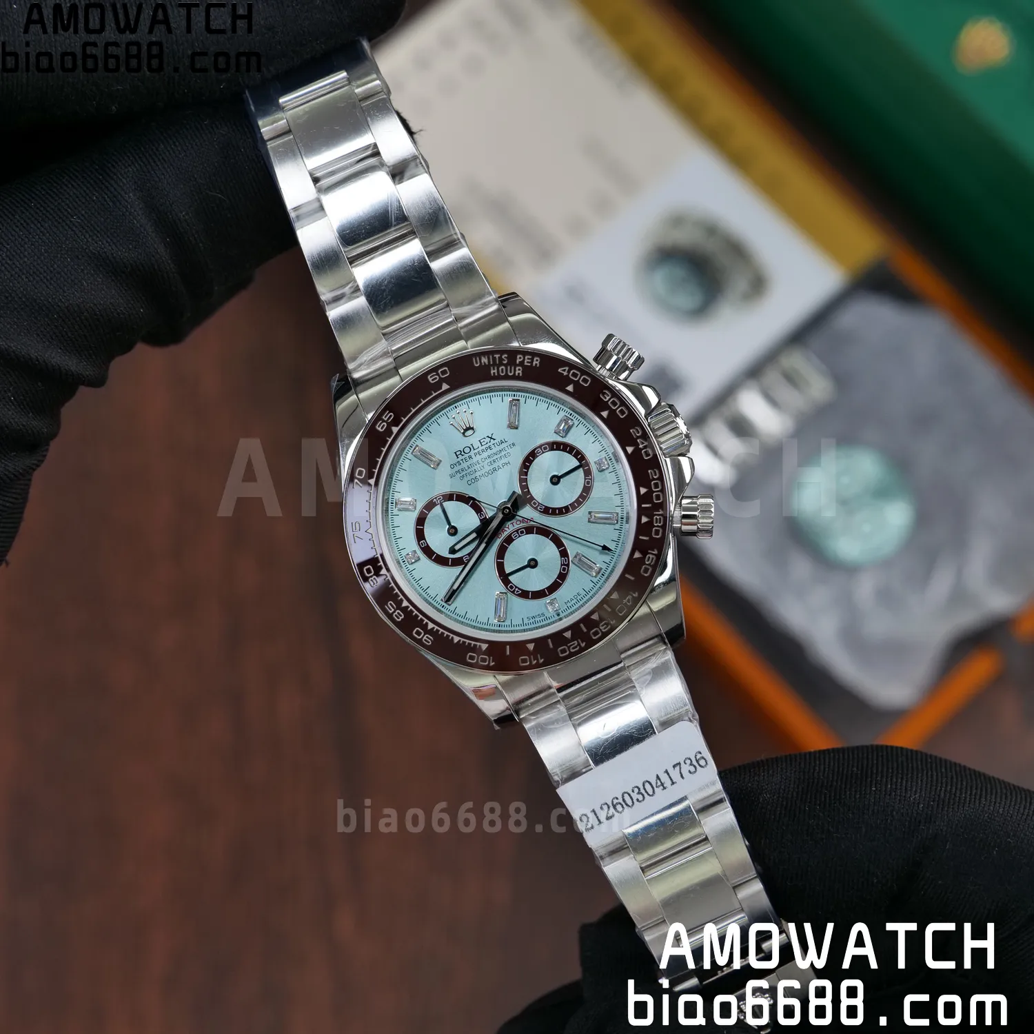 Custom Made Rolex Daytona 126506 QF (Gain Weight)White gold-plated with SW dial 29 f5dedde5fb98ae4 阿默表行AmoWatch