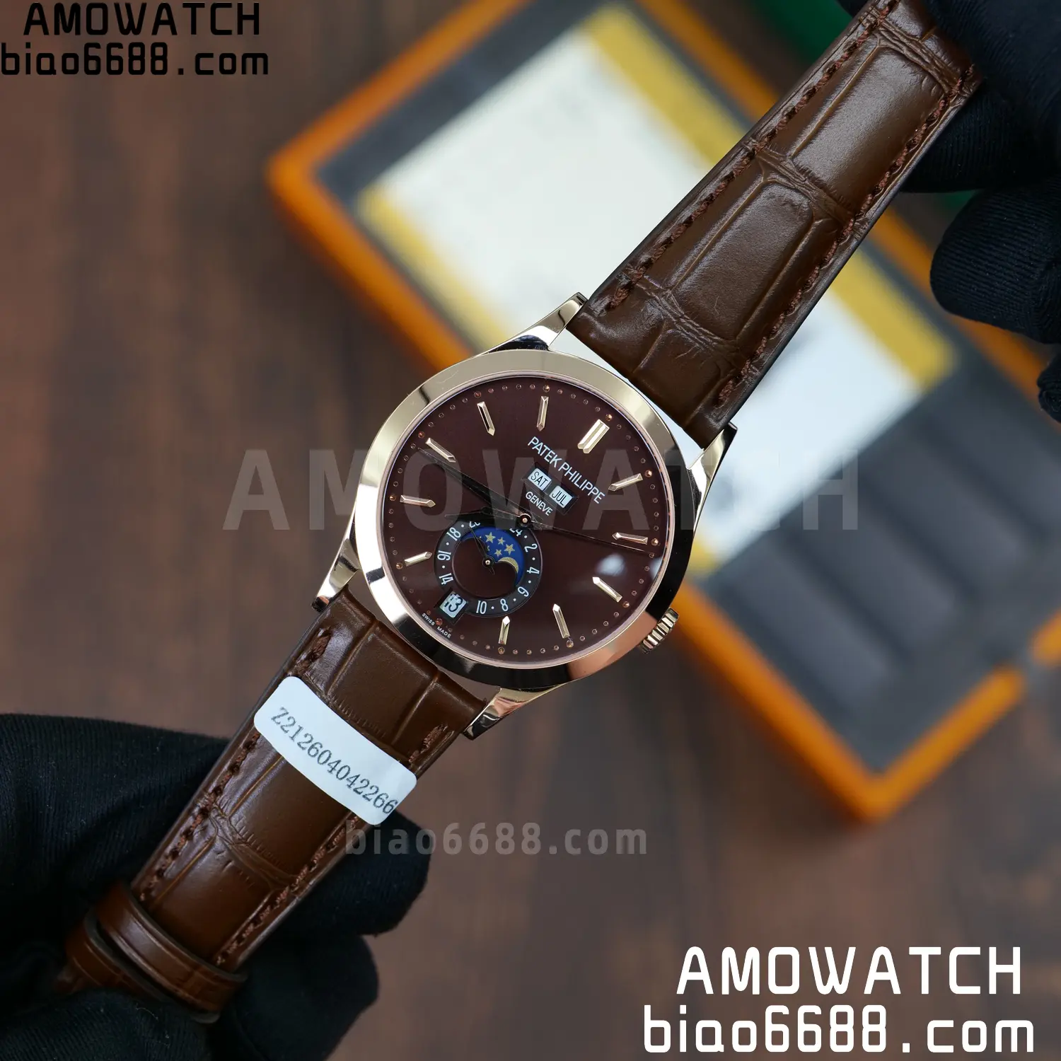 Custom Made Patek Philippe Annual Calendar Moonphase 5396R 66 ff2c45ac198ec66 阿默表行AmoWatch