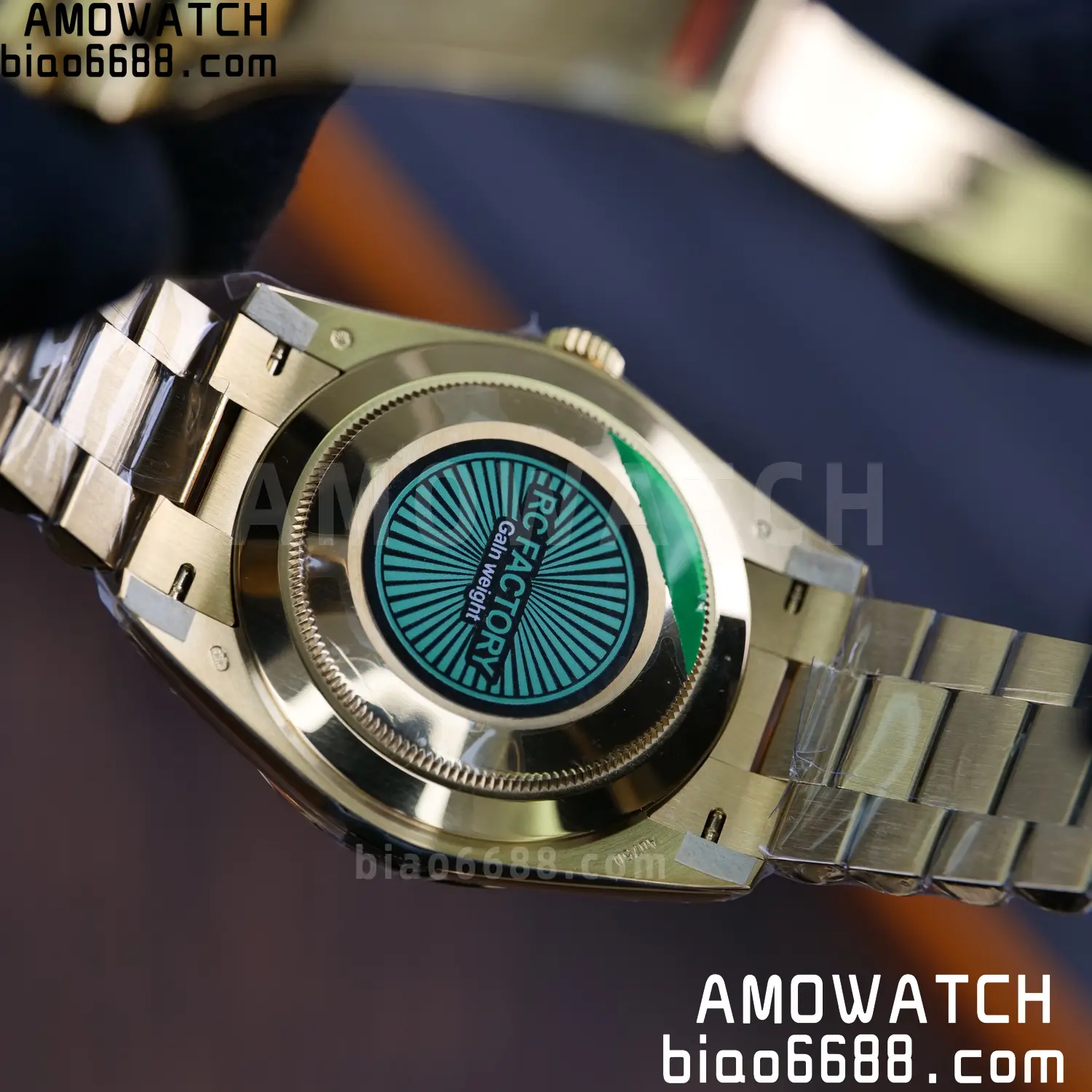 Rolex Day Date 40 YG 228238 RCF 1:1 Best Edition Green Dial on President Bracelet VR3255 (211g) 80 02f40d4e27c06fb AMO Watch