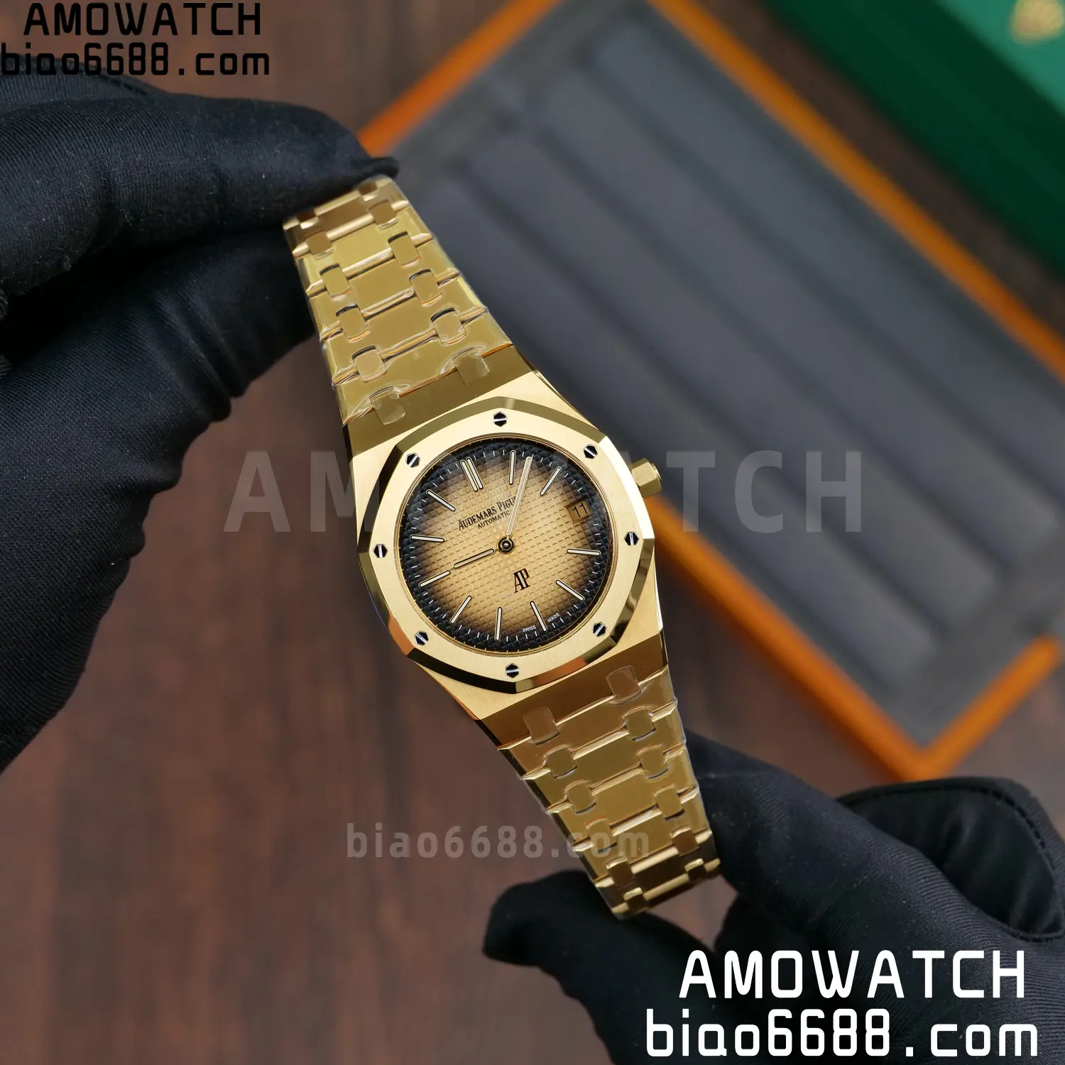 Royal Oak 39mm 16202 YG ZF 1:1 Best Edition YG Smoked Dial on YG Bracelet A7121 64 033cafd30ad1cc5 阿默表行AmoWatch