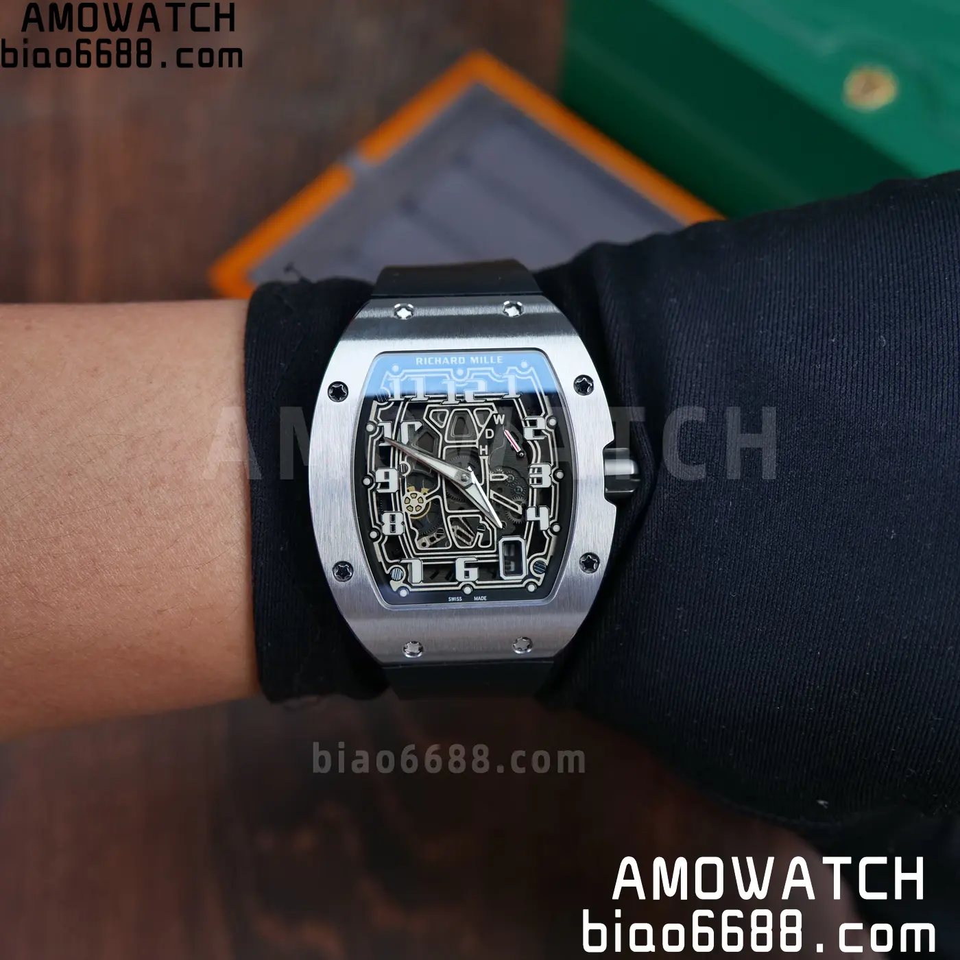 RICHARD MILLE RM67-01 AVF Best Edition Skeleton Dial on Black Rubber Strap CRMA6 116 03967f95449bb45 阿默表行AmoWatch