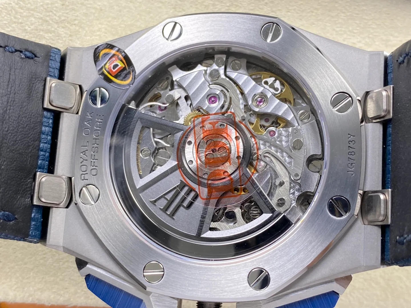 AP Royal Oak Offshore 43mm 26420 SS DDF 1:1 Best Edition Blue Dial on Blue Rubber Super Clone 4401 31 0504e064b7798d8 AMO Watch