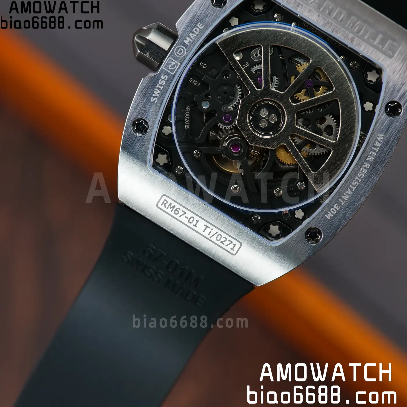RICHARD MILLE RM67-01 AVF Best Edition Skeleton Dial on Black Rubber Strap CRMA6 108 05d782b4346ca32 阿默表行AmoWatch