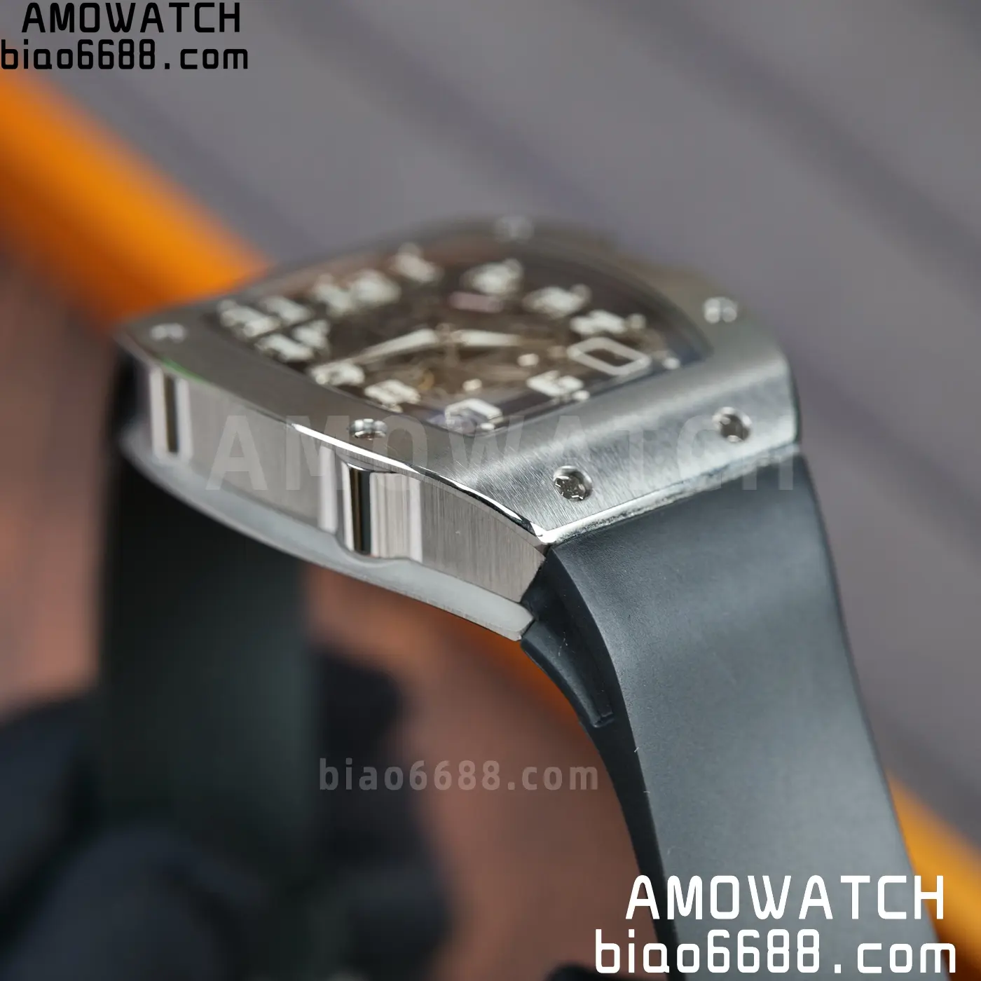RICHARD MILLE RM67-01 AVF Best Edition Skeleton Dial on Black Rubber Strap CRMA6 87 0658718f01169a7 阿默表行AmoWatch