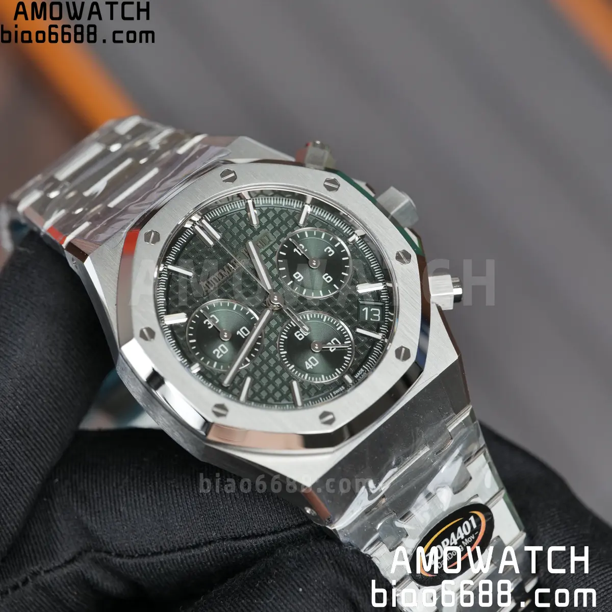 Royal Oak Chrono 26240 SS TOPF 1:1 Best Edition Green Dial on SS Bracelet SA4401 Super Clone 97 06a79153798c989 阿默表行AmoWatch
