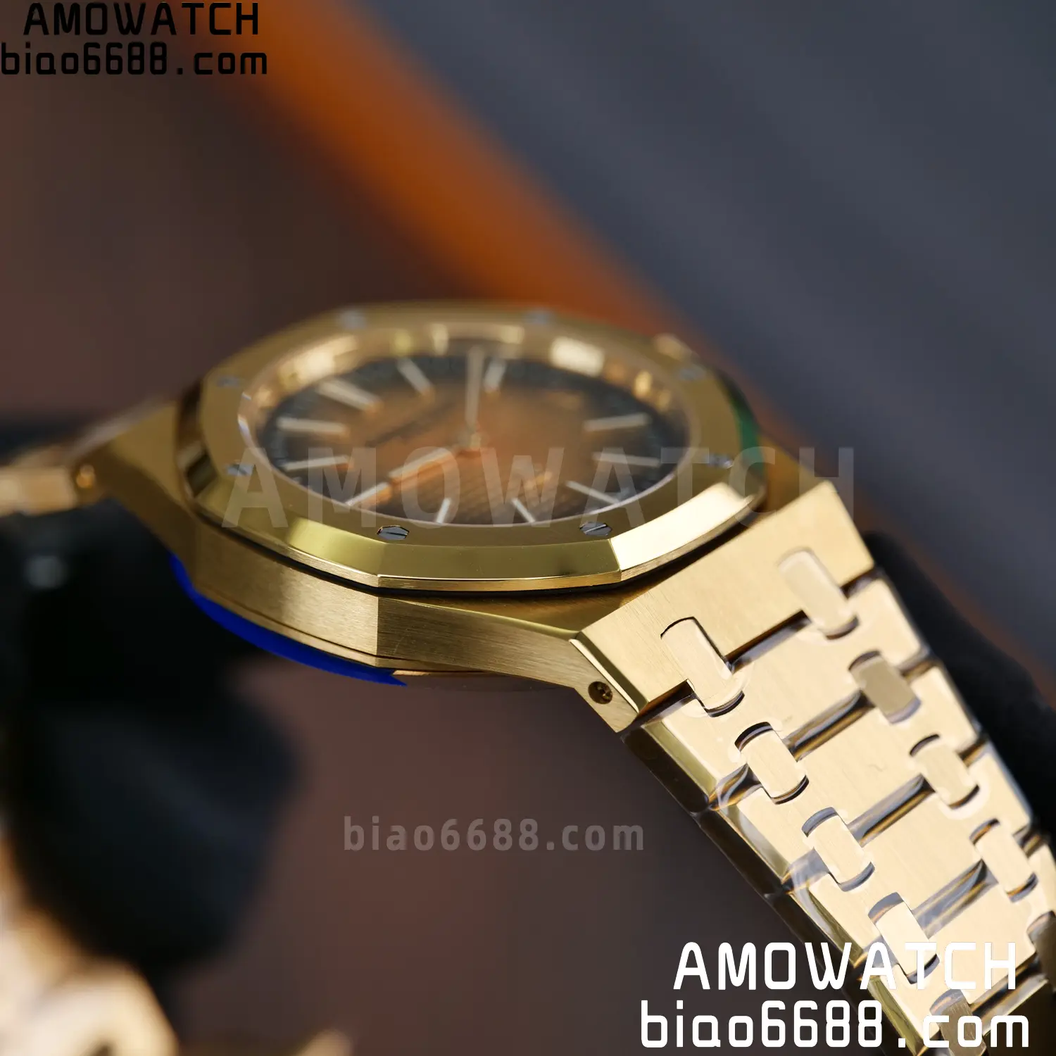 Royal Oak 39mm 16202 YG ZF 1:1 Best Edition YG Smoked Dial on YG Bracelet A7121 71 07a682e0c852df1 阿默表行AmoWatch