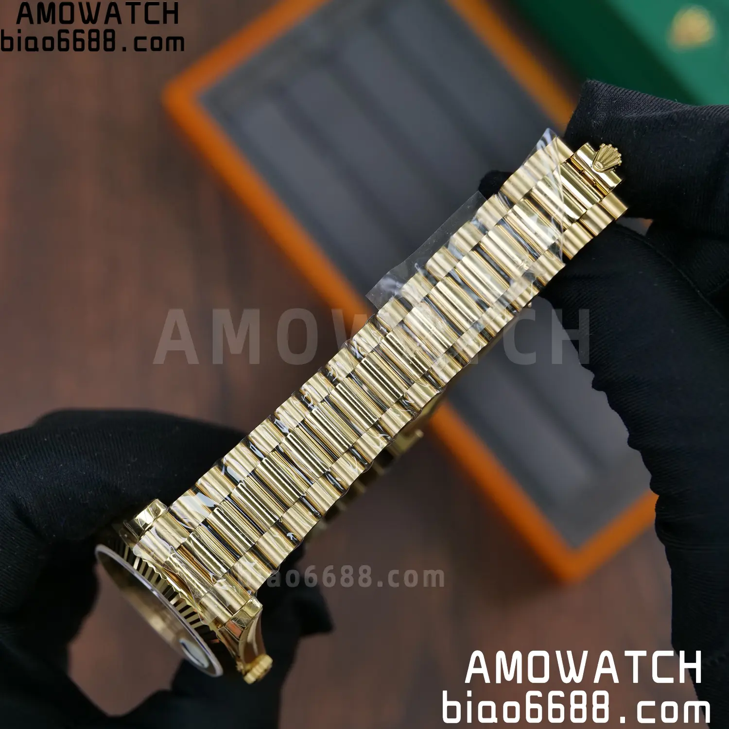 Rolex Day Date 40 YG 228238 RCF 1:1 Best Edition Green Dial on President Bracelet VR3255 (211g) 63 082e5586aaf57b6 AMO Watch