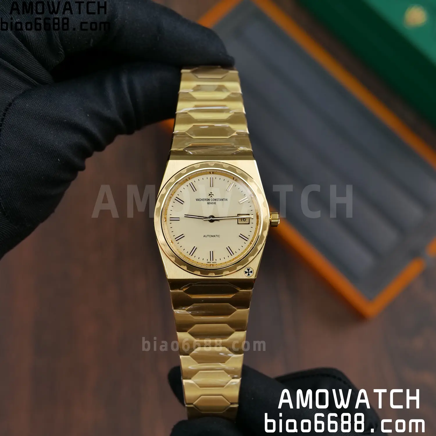 VC Historiques 4200H/222 YG PPF 1:1 Best Edition Blue Dial on SS Bracelet A2455 73 09b0051951e75b3 阿默表行AmoWatch