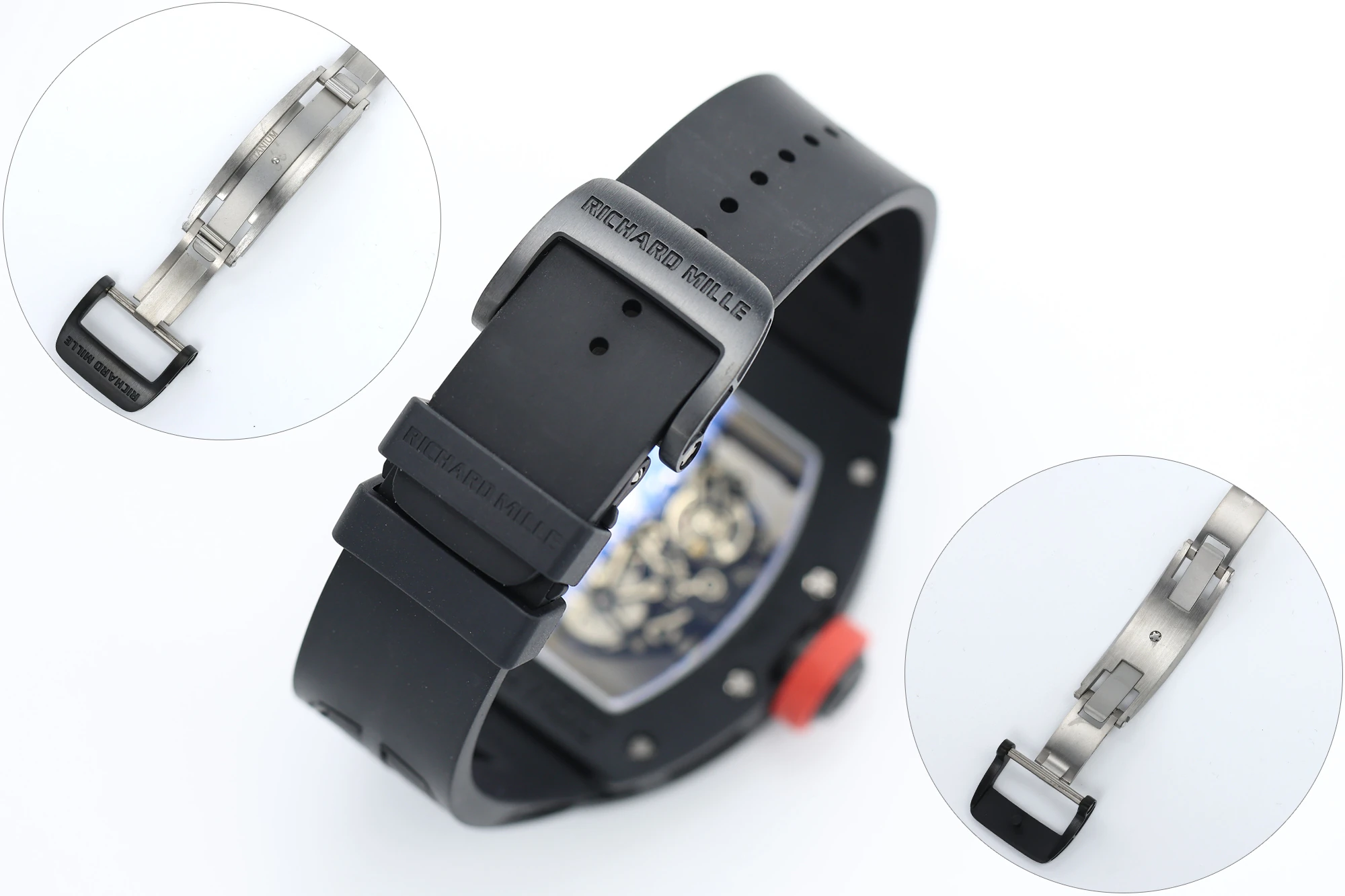 Richard Mille RM055 Black Ceramic ZF 1:1 Best Edition Red Bezel Red Crown RMUL2 Super Clone V3 27 0a6ebad9b2a6977 阿默表行AmoWatch