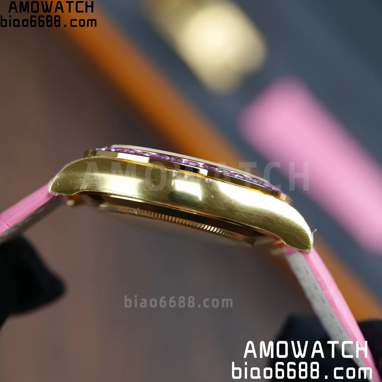 Rolex Daytona 126538TRO PPM Factory Best Edition Pink Dial on Pink Leather Strap 4130 84 0baa5d16573a049 阿默表行AmoWatch