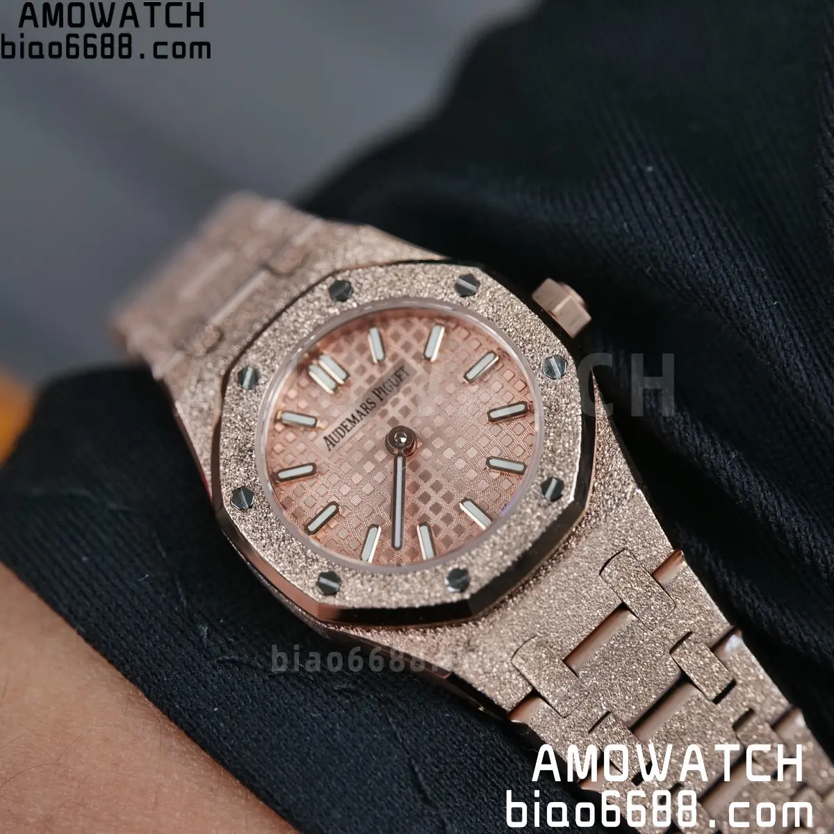 AUDEMARS PIGUET Lady Royal Oak 67630 23mm RG TW Best Edition Silver Dial Swiss Quartz 93 0c758461ef686e5 AMO Watch