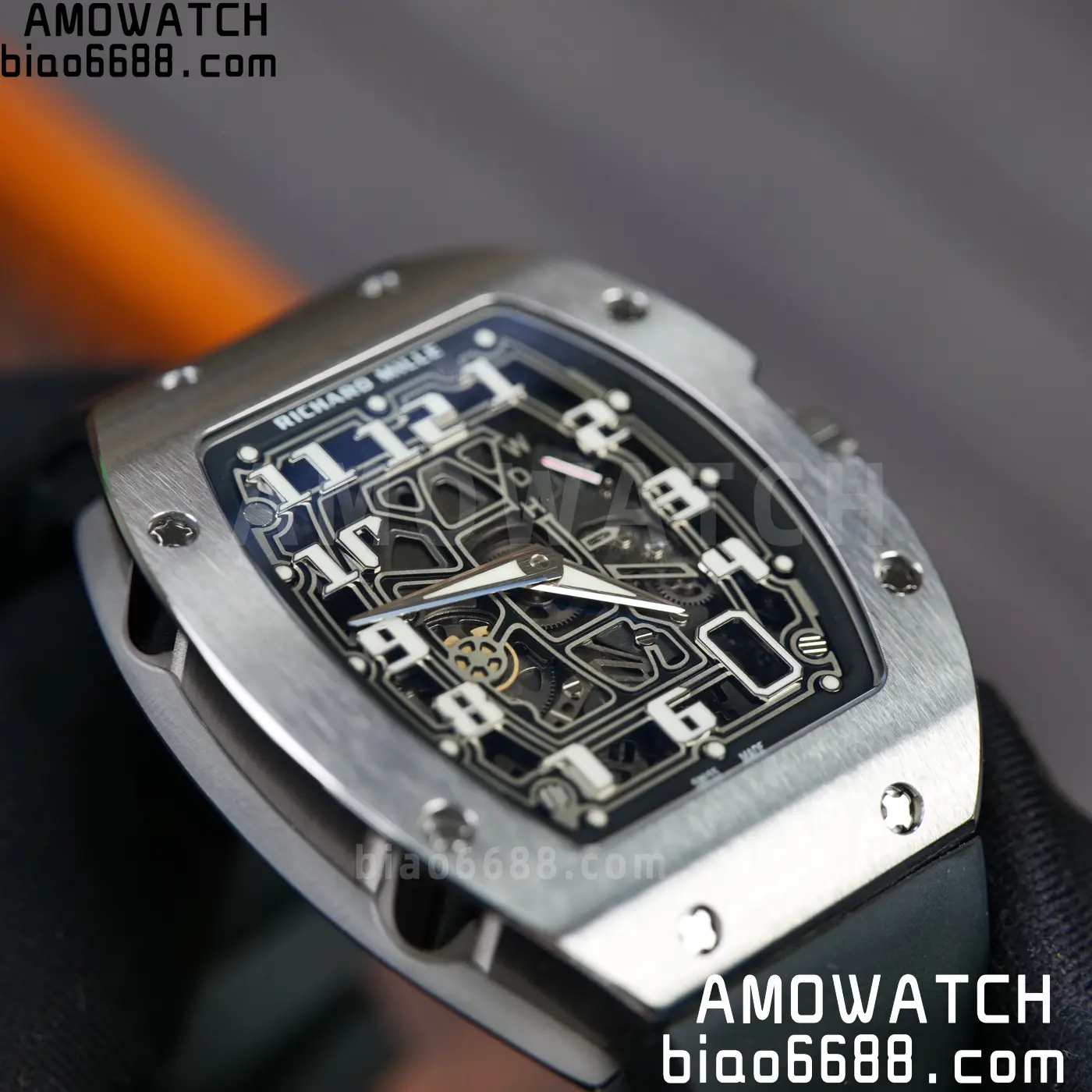 RICHARD MILLE RM67-01 AVF Best Edition Skeleton Dial on Black Rubber Strap CRMA6 100 0fc6aad93acf1b1 阿默表行AmoWatch