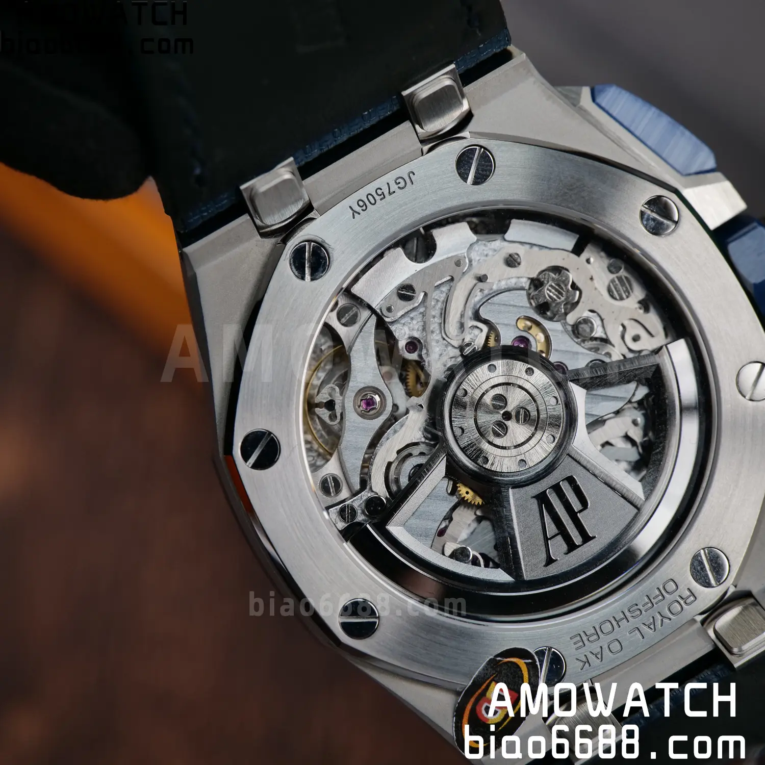 AP Royal Oak Offshore 43mm 26420 SS DDF 1:1 Best Edition Blue Dial on Blue Rubber Super Clone 4401 70 10a3f0dca5f4d77 AMO Watch