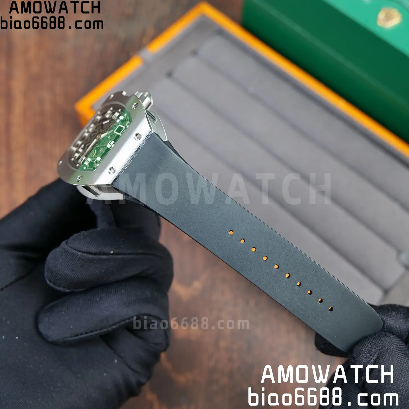 RICHARD MILLE RM67-01 AVF Best Edition Skeleton Dial on Black Rubber Strap CRMA6 84 11b94afa3c0708c 阿默表行AmoWatch