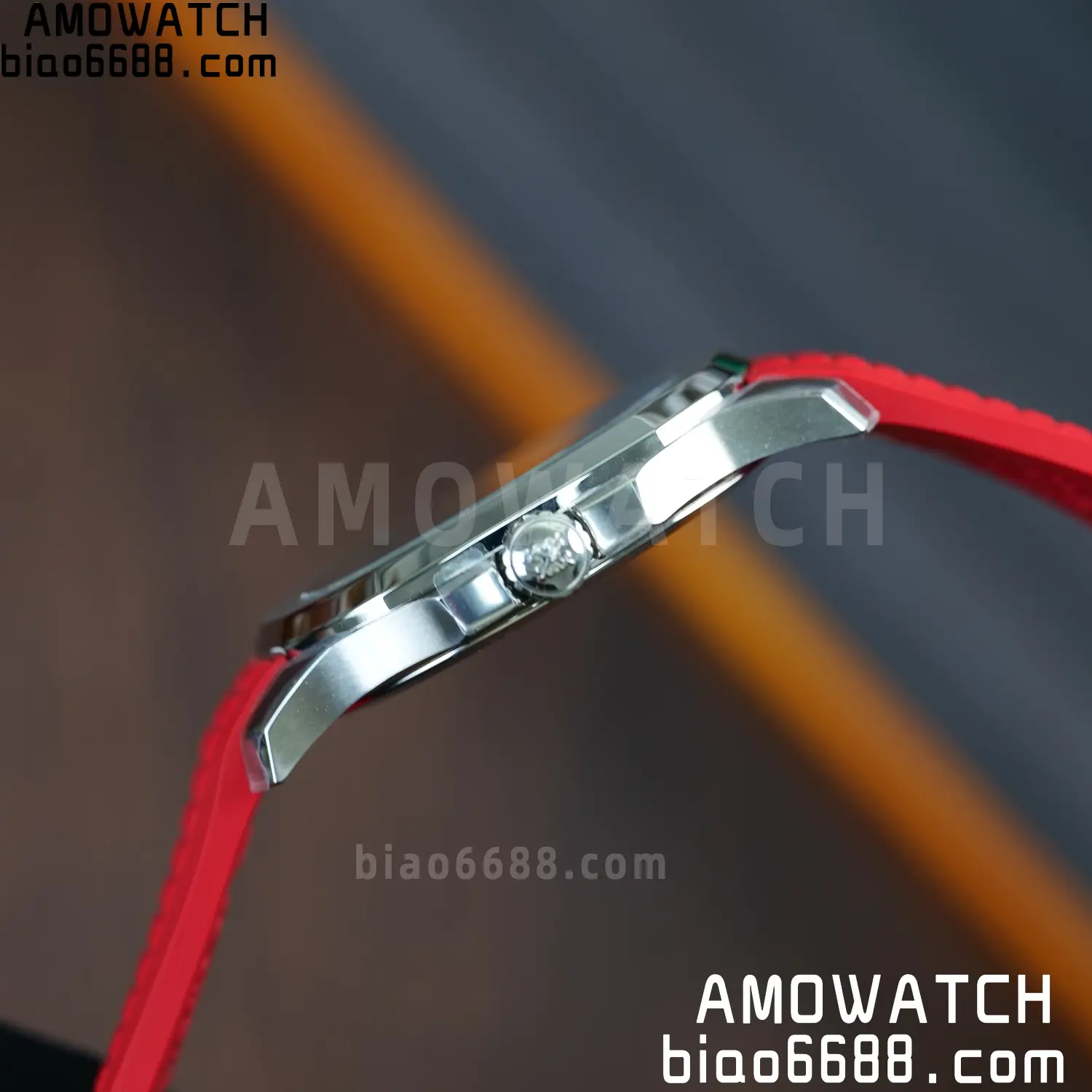 PP Aquanaut 5167 SS Singapore DDF 1:1 Best Edition Gray Dial on Red Rubber Strap DD324 V2 82 11d2320e714167a AMO Watch