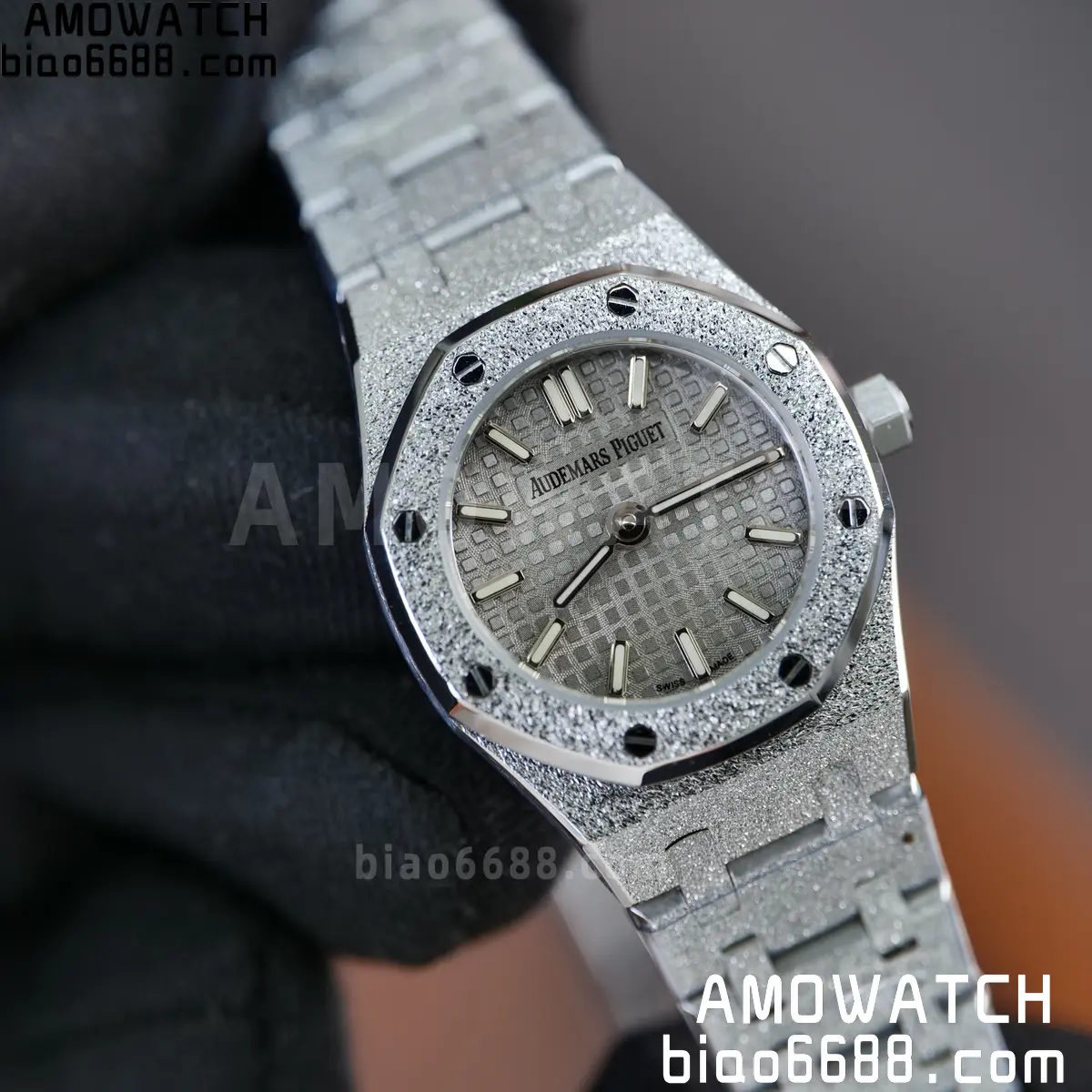 AUDEMARS PIGUET Lady Royal Oak 67630 23mm SS TW Best Edition Silver Dial Swiss Quartz 98 1220be8408d9929 阿默表行AmoWatch