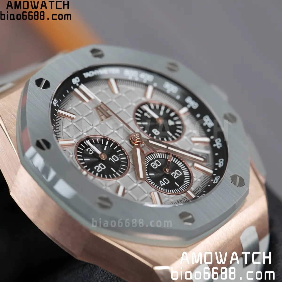 AP Royal Oak Offshore 43mm 26420OI RG DDF 1:1 Best Edition Gray Dial on Gray Rubber Super Clone 4401 (Weighted) 105 14372a1b1220d73 AMO Watch