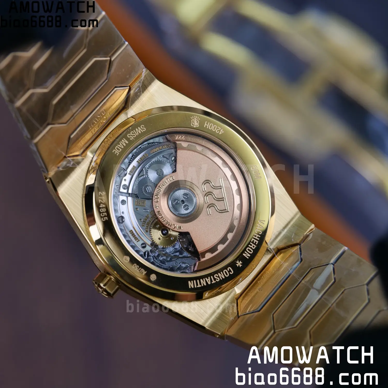 VC Historiques 4200H/222 YG PPF 1:1 Best Edition Blue Dial on SS Bracelet A2455 91 170ae0e8080b869 阿默表行AmoWatch