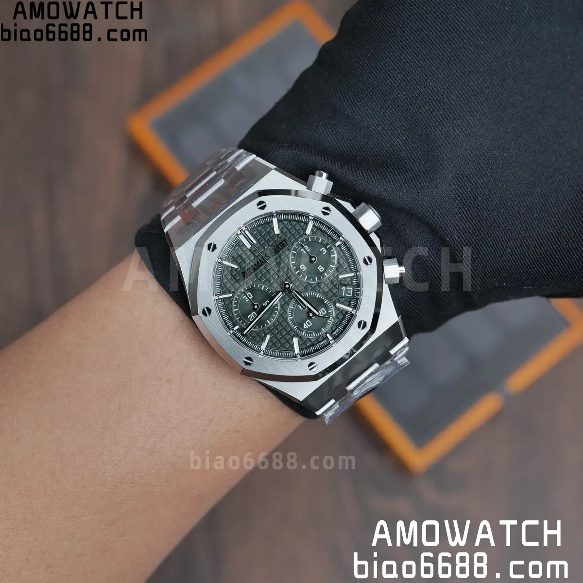 Royal Oak Chrono 26240 SS TOPF 1:1 Best Edition Green Dial on SS Bracelet SA4401 Super Clone 122 1c445e63a03ea63 阿默表行AmoWatch