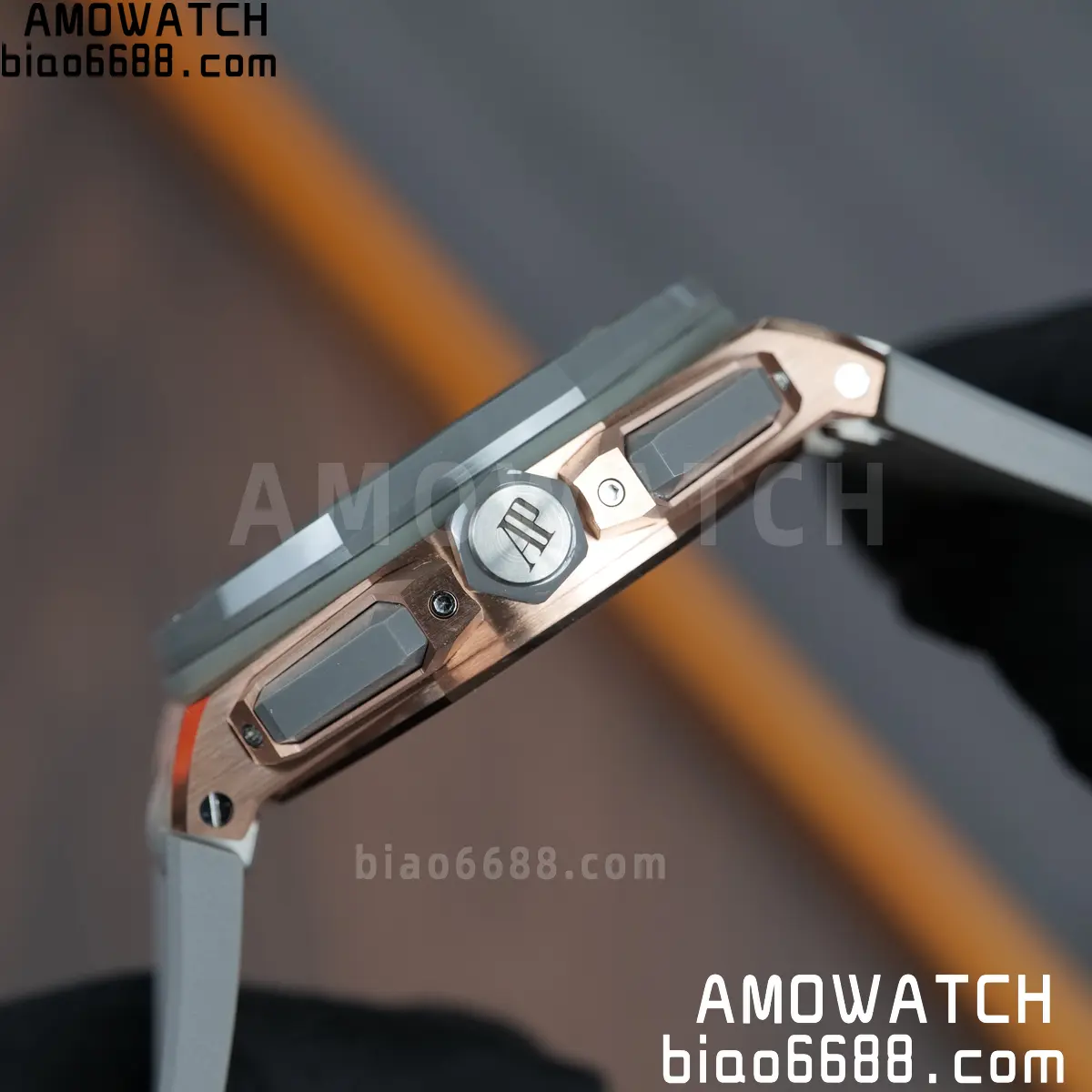 AP Royal Oak Offshore 43mm 26420OI RG DDF 1:1 Best Edition Gray Dial on Gray Rubber Super Clone 4401 (Weighted) 96 1e1dcdf9a9b86b1 AMO Watch