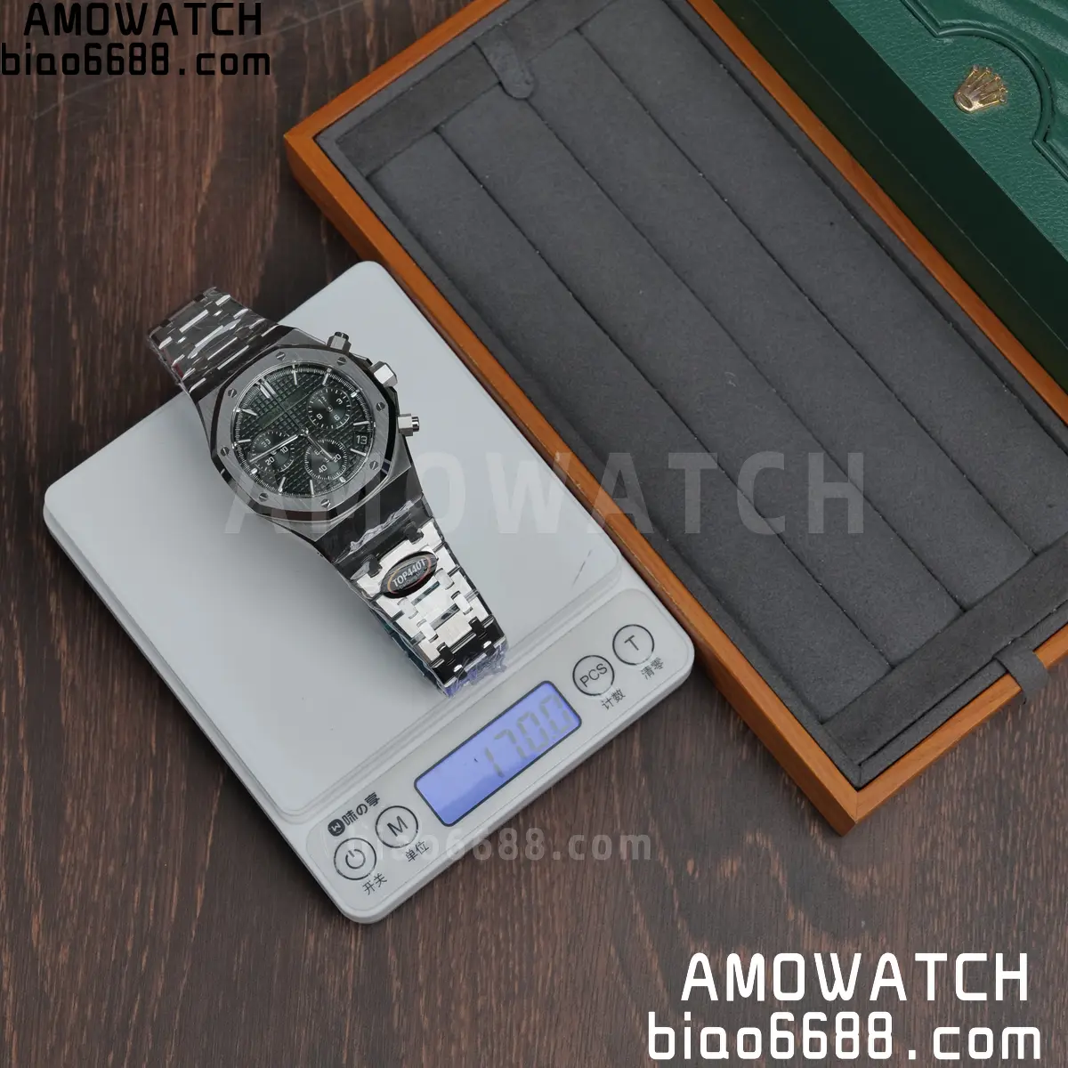 Royal Oak Chrono 26240 SS TOPF 1:1 Best Edition Green Dial on SS Bracelet SA4401 Super Clone 83 1ef36f14187ded1 阿默表行AmoWatch