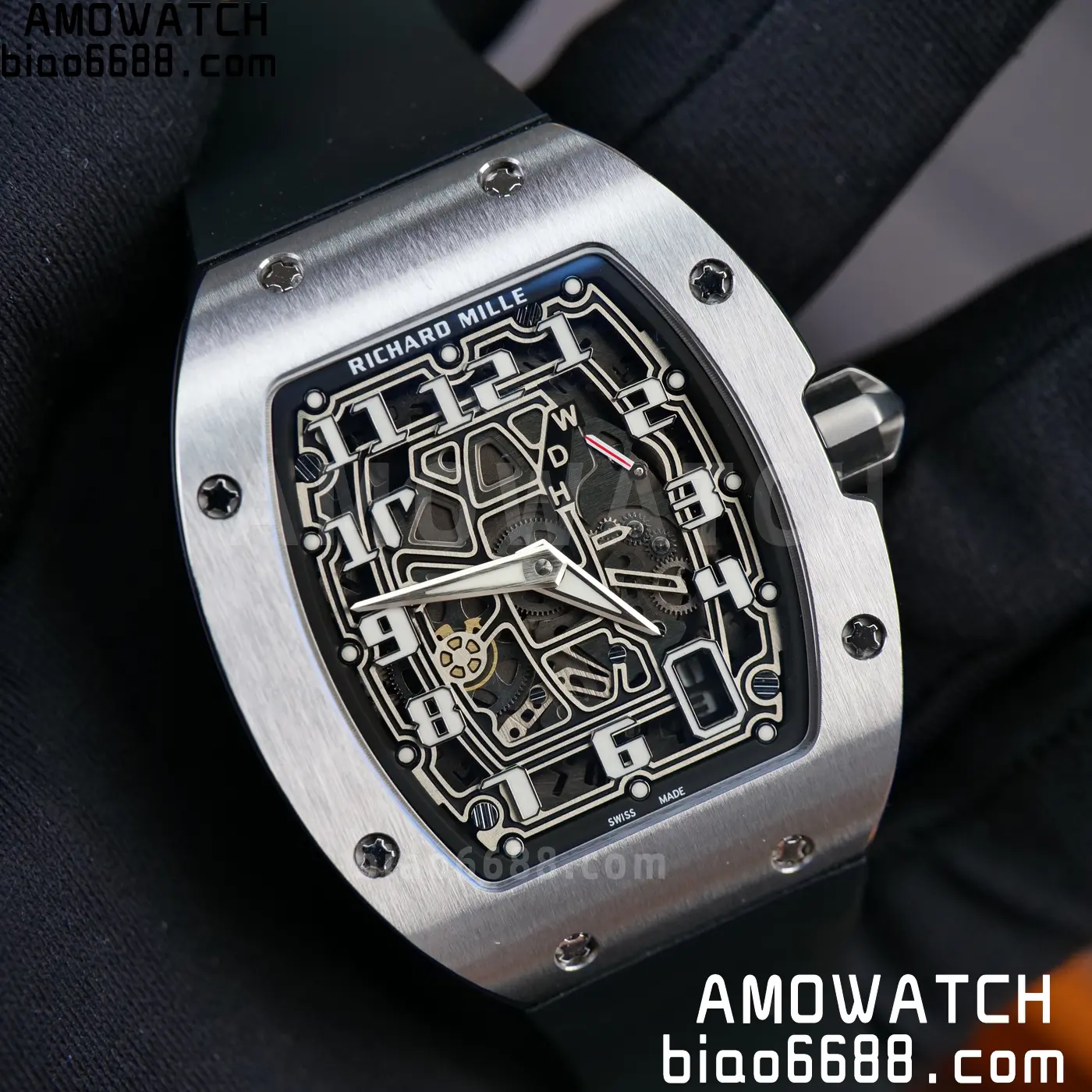 RICHARD MILLE RM67-01 AVF Best Edition Skeleton Dial on Black Rubber Strap CRMA6 102 21eb101cb805064 阿默表行AmoWatch