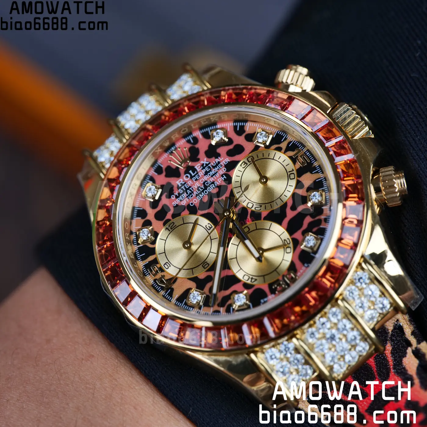 Rolex Daytona 116598SACO PPM Factory Best Edition Leopard Dial on Leopard Leather Strap 4130 96 250626c66061281 阿默表行AmoWatch