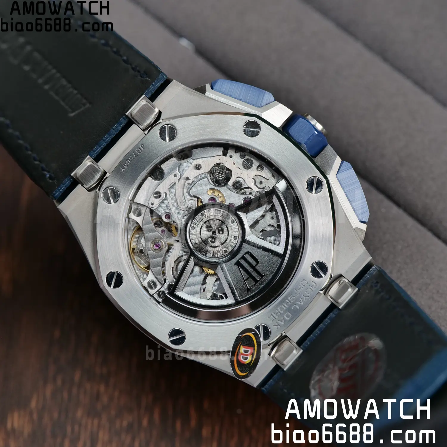 AP Royal Oak Offshore 43mm 26420 SS DDF 1:1 Best Edition Blue Dial on Blue Rubber Super Clone 4401 69 25b11299aebf3e6 AMO Watch
