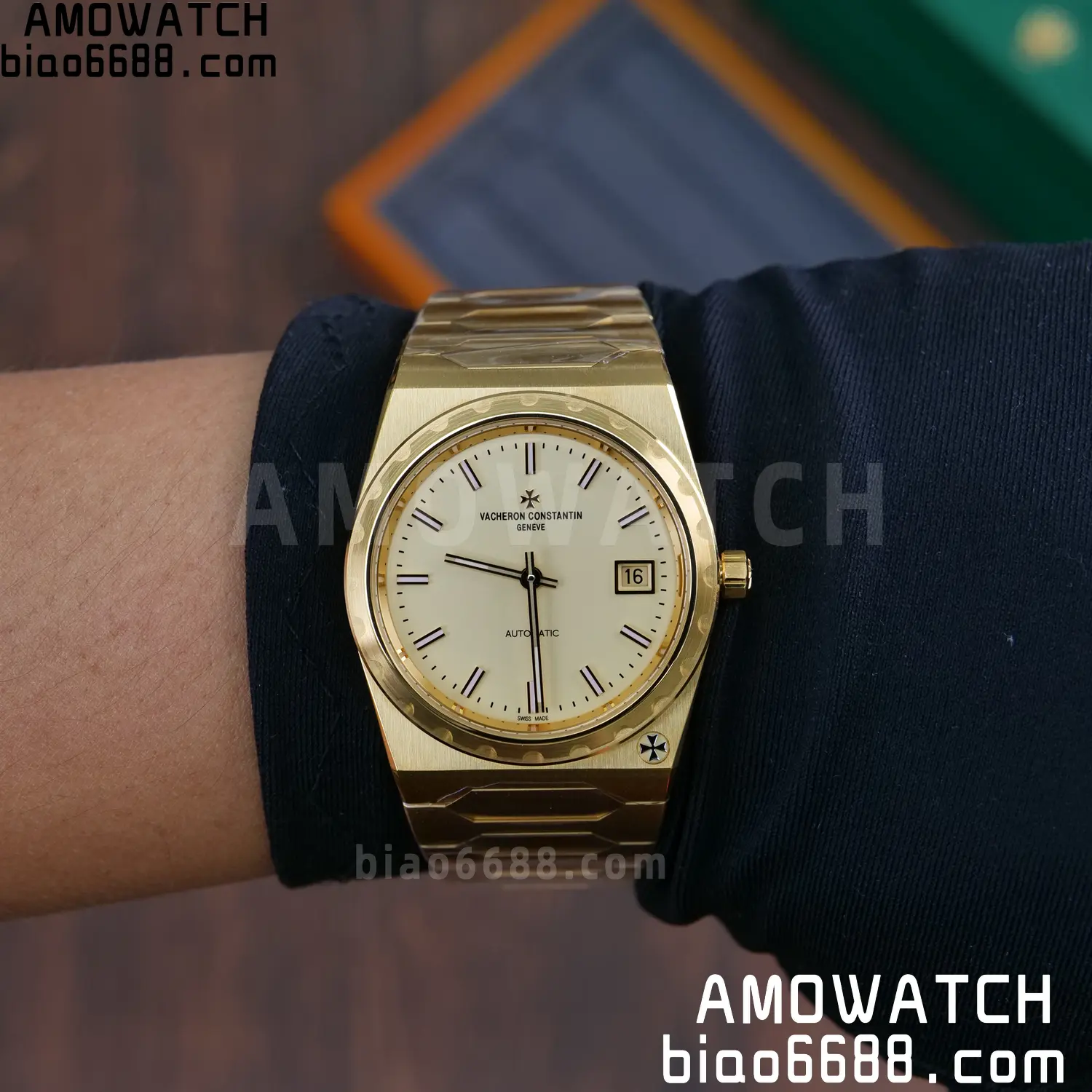 VC Historiques 4200H/222 YG PPF 1:1 Best Edition Blue Dial on SS Bracelet A2455 103 2660f7ee782c3de 阿默表行AmoWatch
