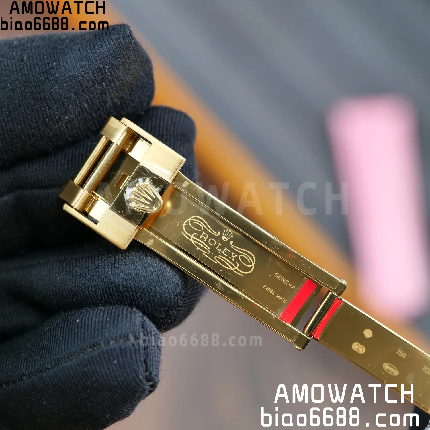 Rolex Daytona 126538TRO PPM Factory Best Edition Pink Dial on Pink Leather Strap 4130 101 26a0fa3a1b53c61 阿默表行AmoWatch