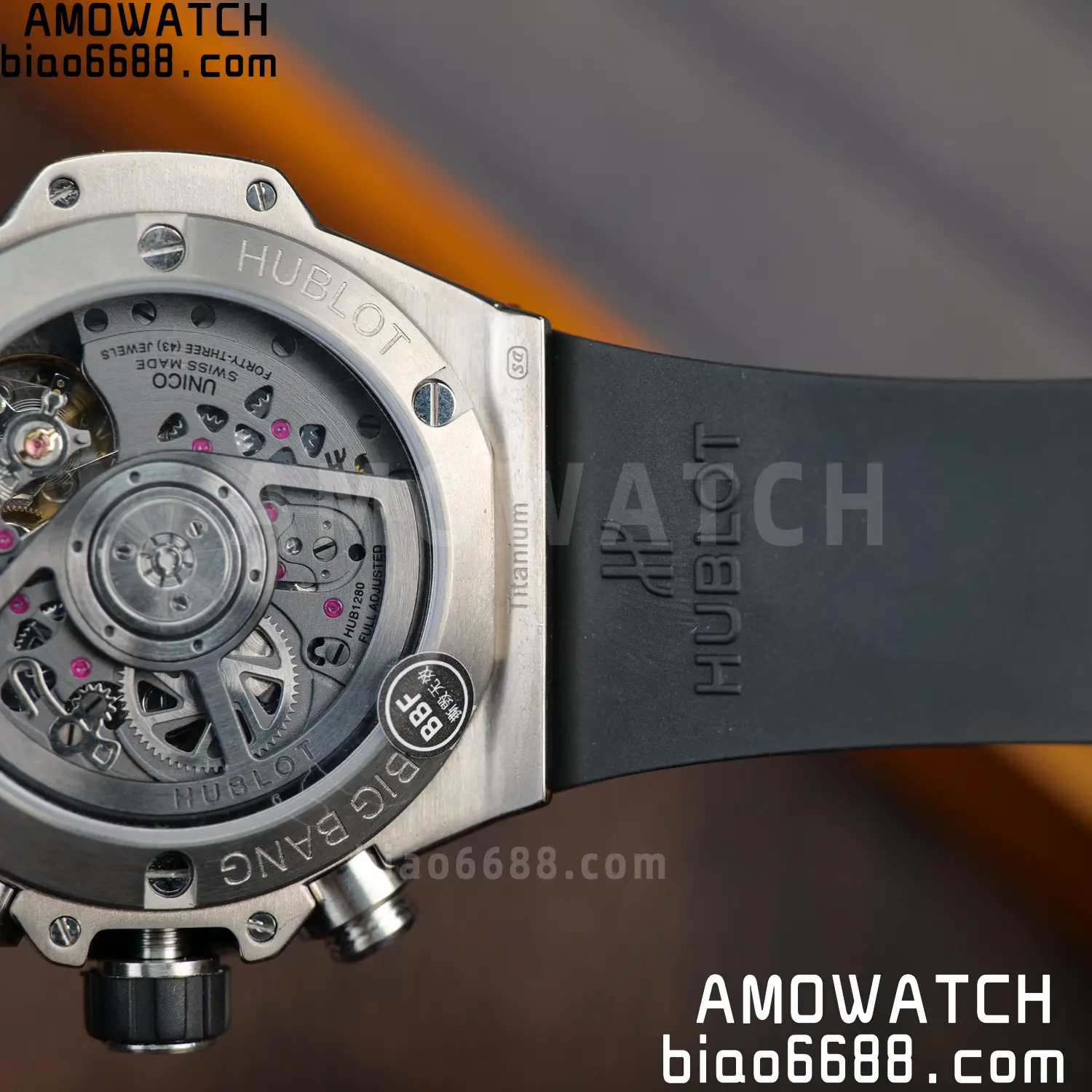 HUBLOT Big Bang Unico 42mm SS BBF 1:1 Best Edition Skeleton Dial on Black Rubber Strap A1280 V2 99 2977d9cfbeca558 AMO Watch