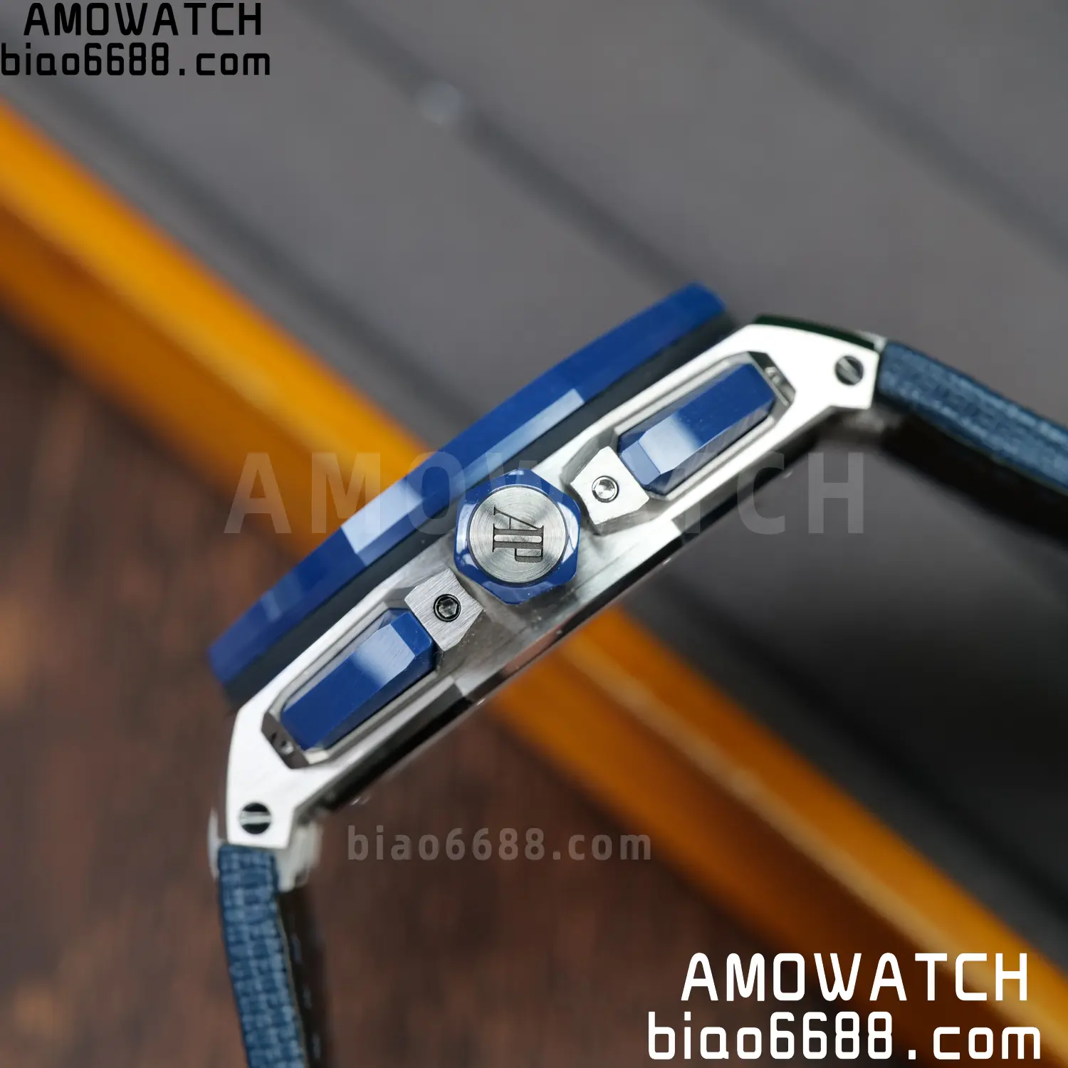 AP Royal Oak Offshore 43mm 26420 SS DDF 1:1 Best Edition Blue Dial on Blue Rubber Super Clone 4401 64 2abba39909d48f8 AMO Watch